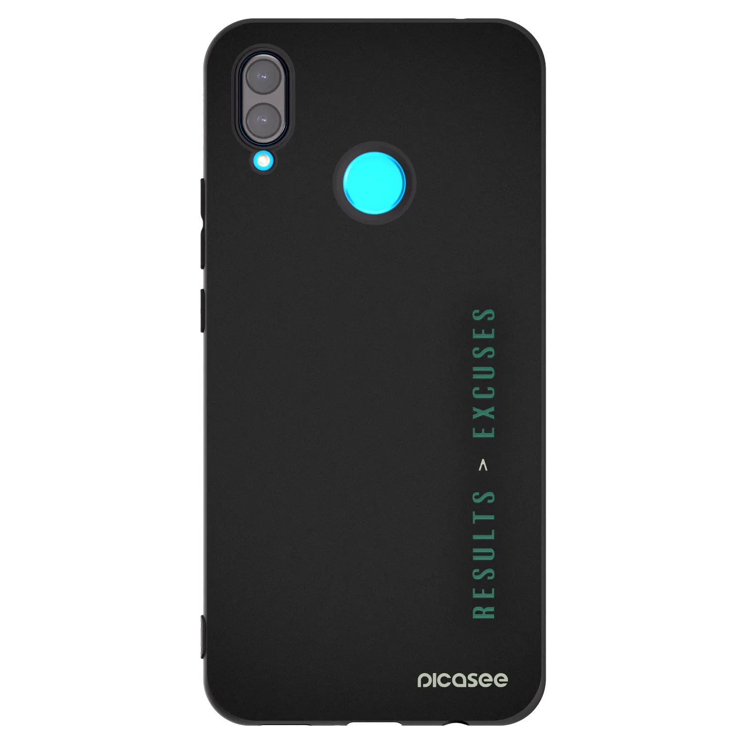 Picasee silikonski črni ovitek za Huawei Nova 3 - Results x Excuses
