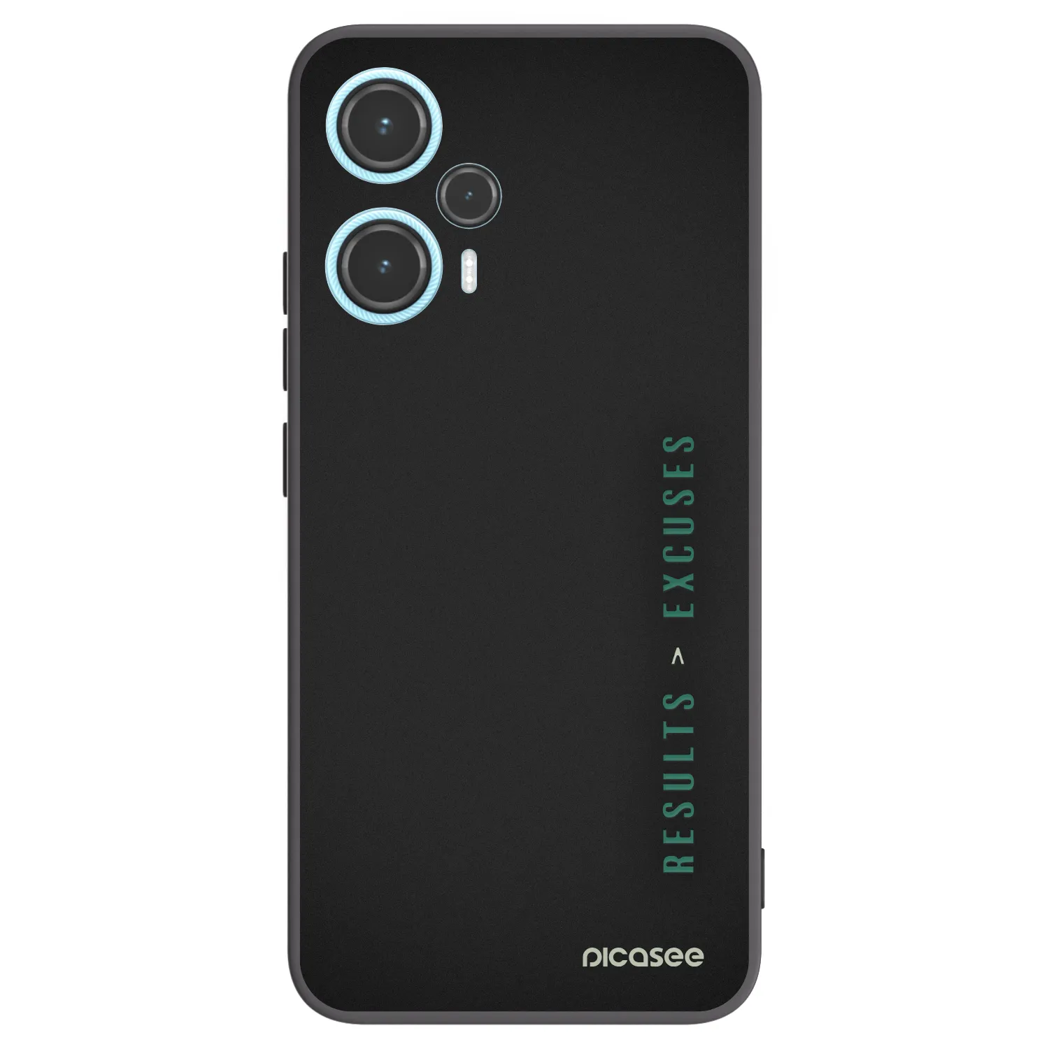 Picasee silikonski črni ovitek za Xiaomi Poco F5 - Results x Excuses