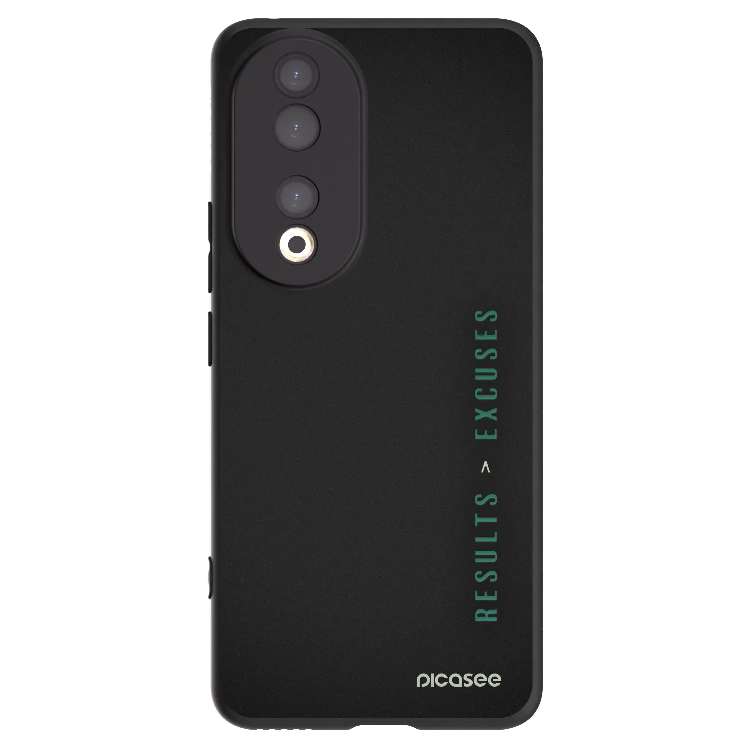 Picasee silikonski črni ovitek za Honor 90 5G - Results x Excuses