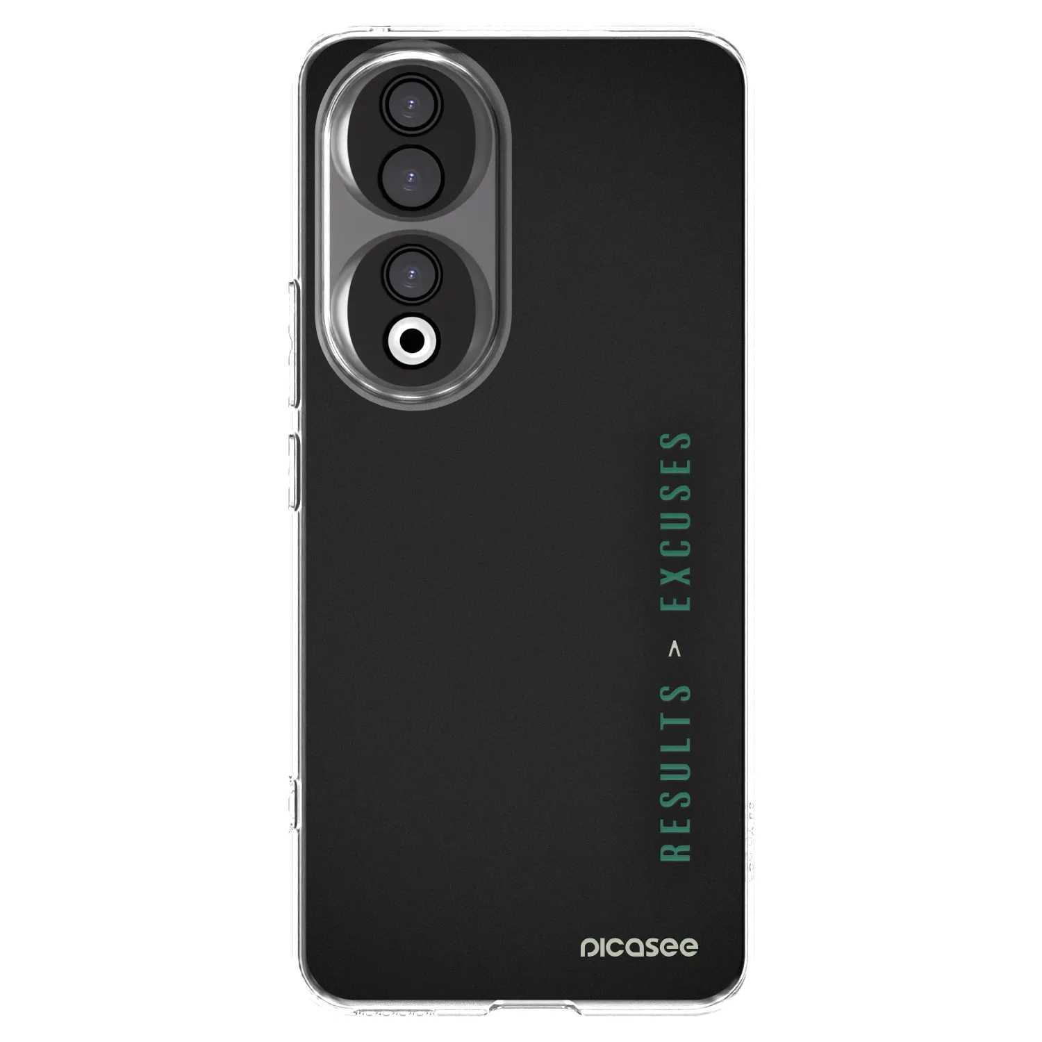 Picasee silikonski prozorni ovitek za Honor 90 5G - Results x Excuses