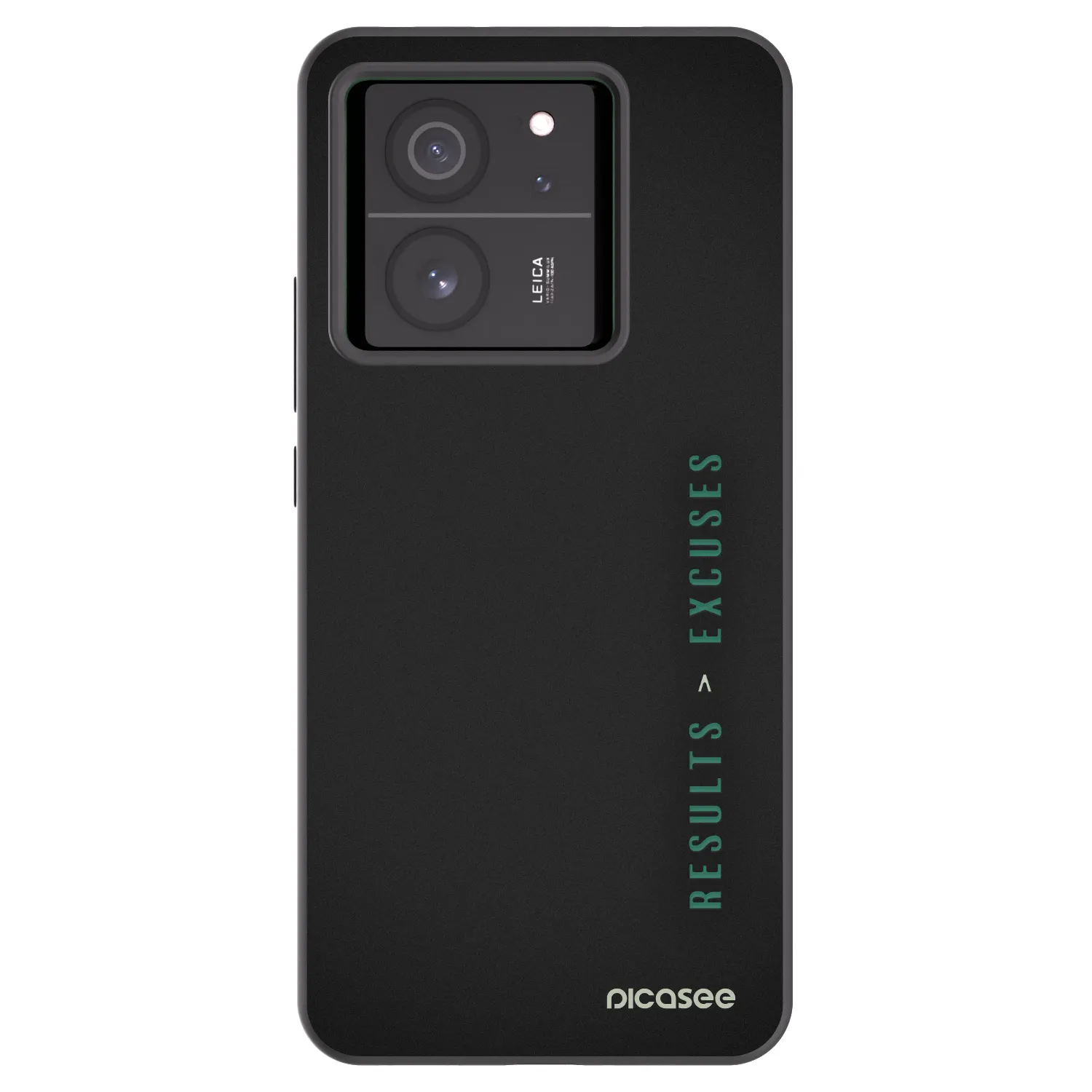 Picasee silikonski črni ovitek za Xiaomi 13T Pro - Results x Excuses