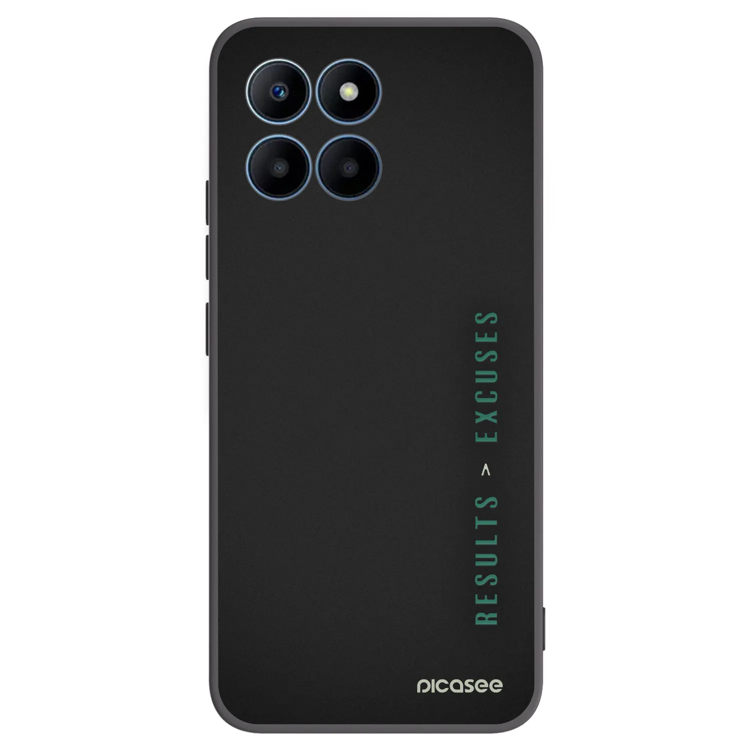 Picasee silikonski črni ovitek za Honor 70 Lite - Results x Excuses