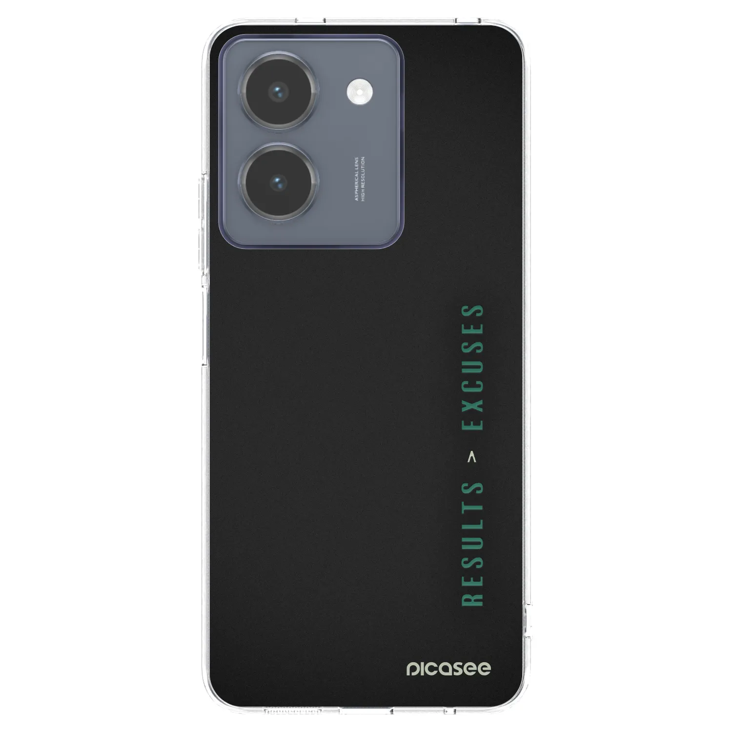 Picasee silikonski prozorni ovitek za Vivo Y36 4G - Results x Excuses
