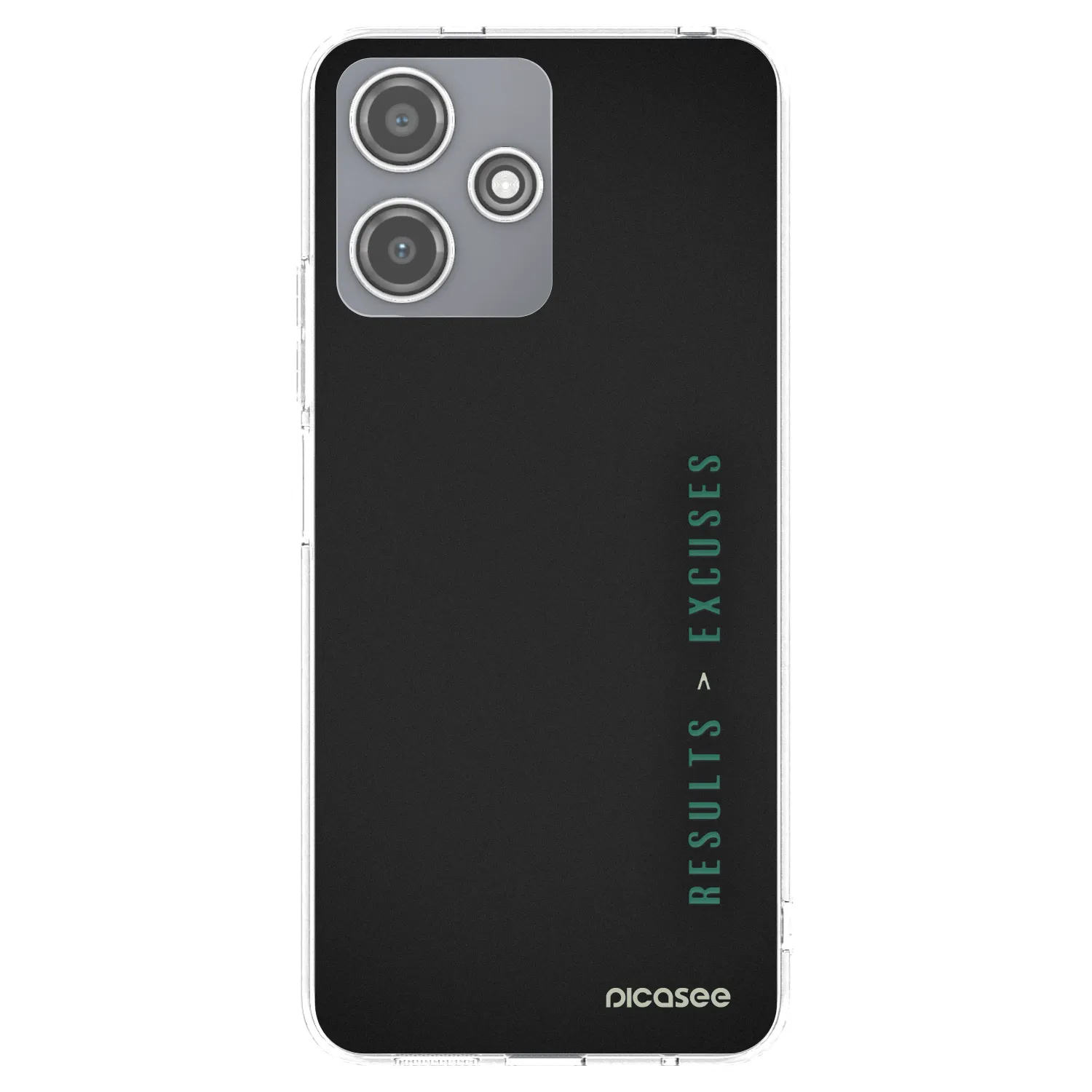 Picasee silikonski prozorni ovitek za Xiaomi Redmi 12 5G - Results x Excuses