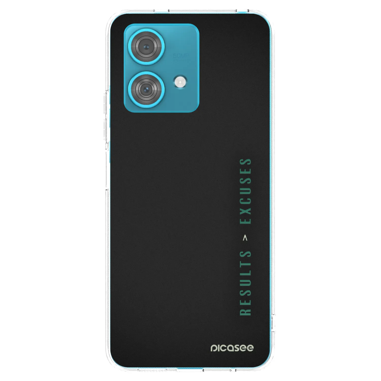Picasee silikonski prozorni ovitek za Motorola Edge 40 Neo - Results x Excuses