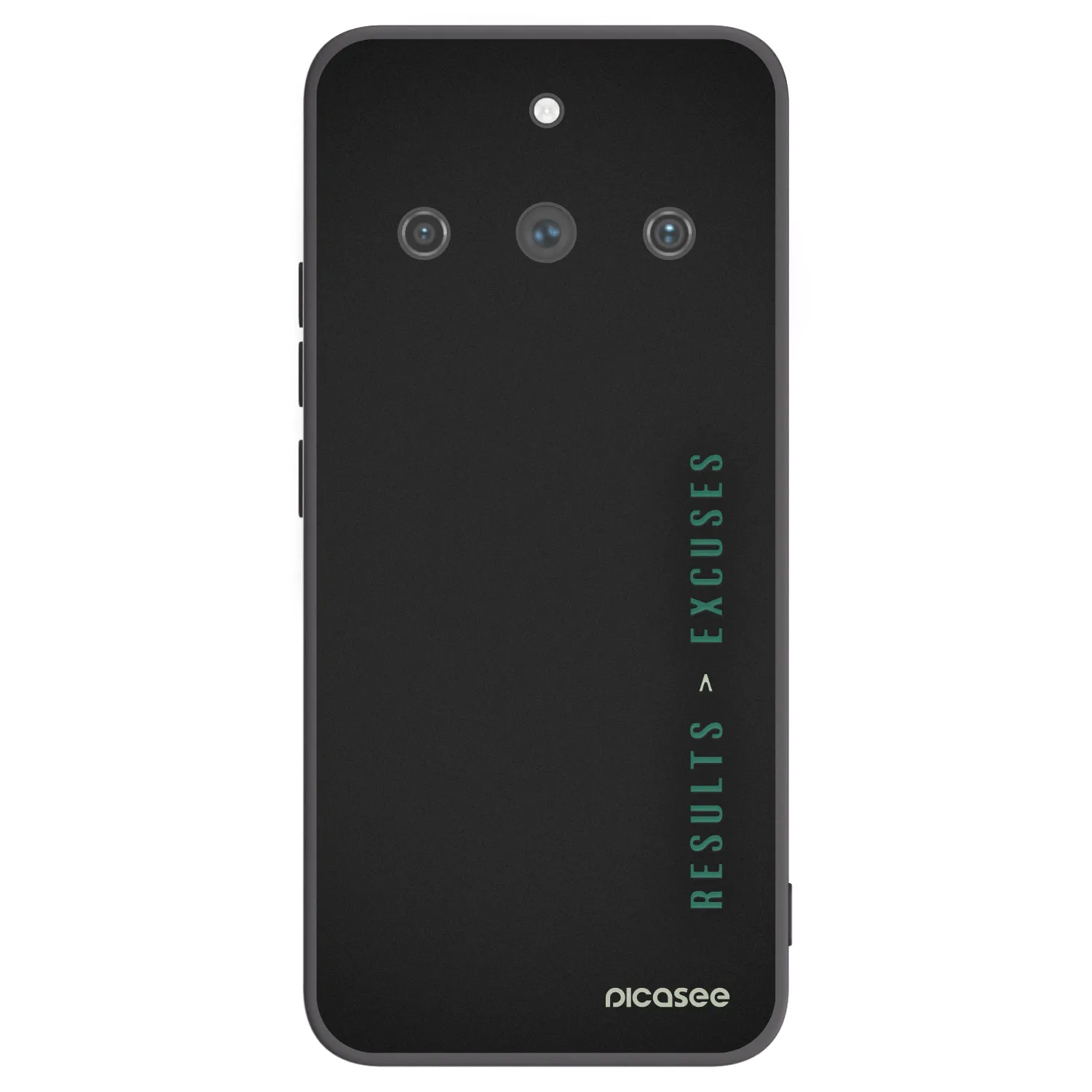 Picasee silikonski črni ovitek za Realme 11 Pro+ - Results x Excuses