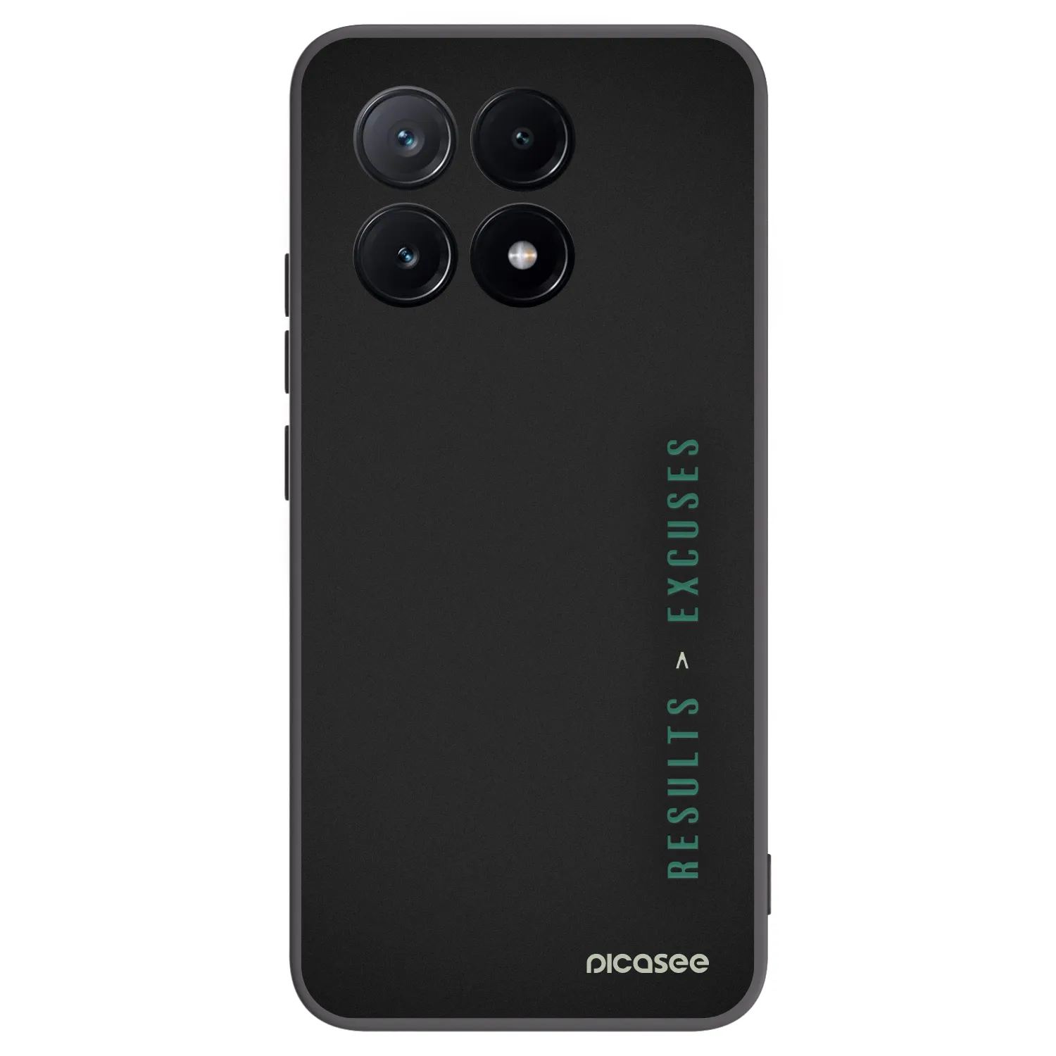 Picasee silikonski črni ovitek za Xiaomi Poco X6 Pro - Results x Excuses