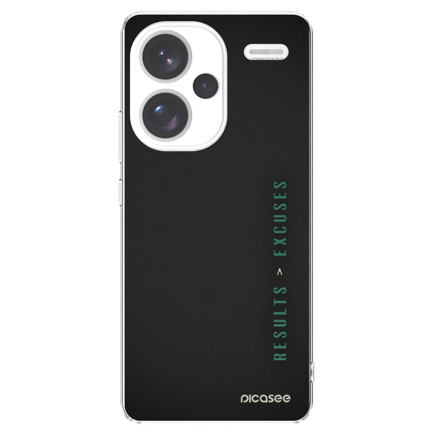 Picasee silikonski prozorni ovitek za Xiaomi Redmi Note 13 Pro+ 5G - Results x Excuses