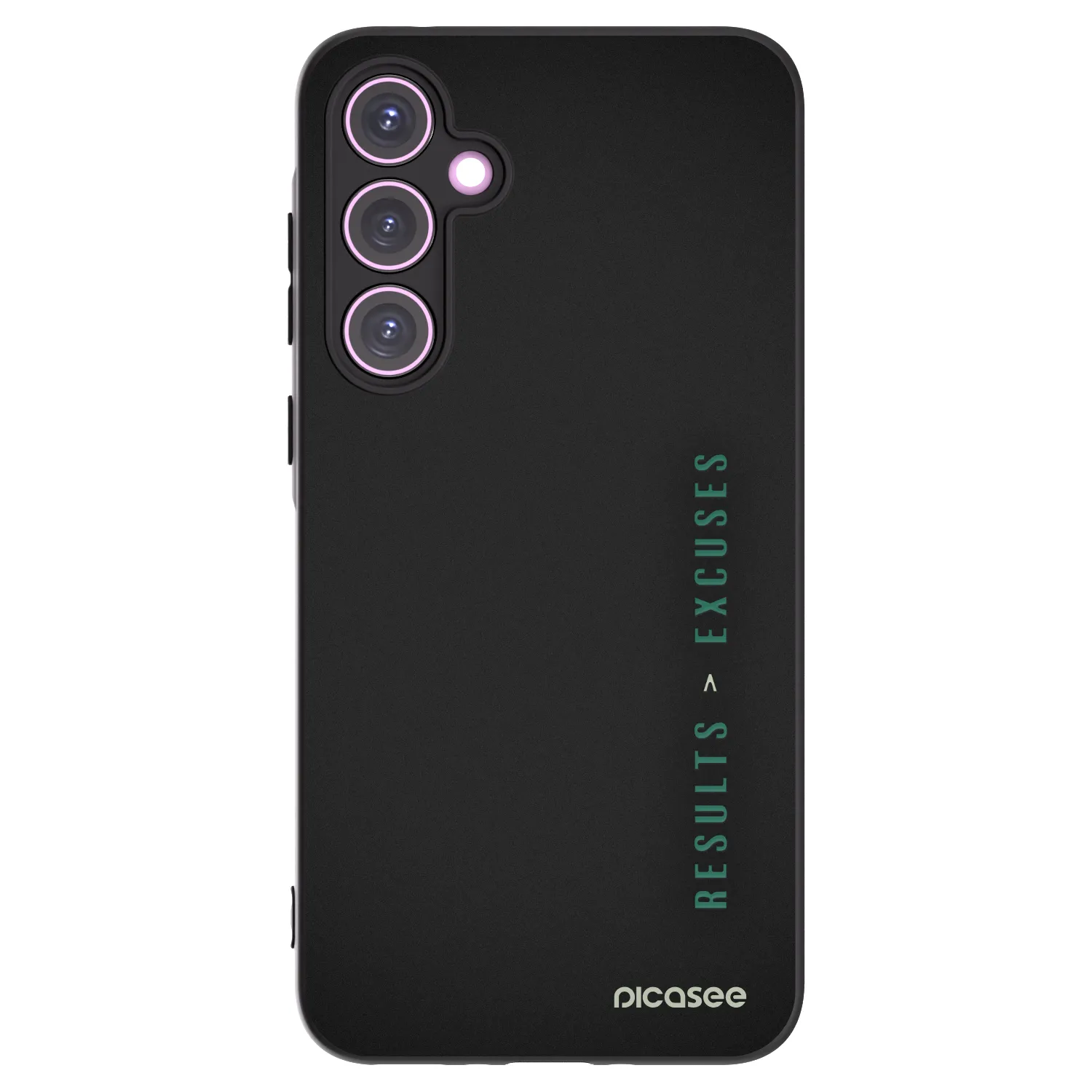 Picasee silikonski črni ovitek za Samsung Galaxy A35 5G A356B - Results x Excuses