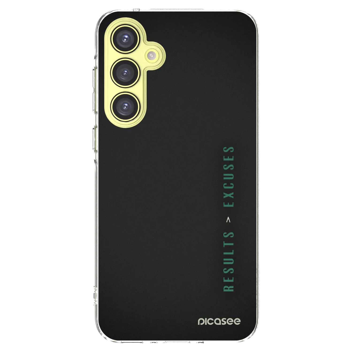 Picasee silikonski prozorni ovitek za Samsung Galaxy A35 5G A356B - Results x Excuses
