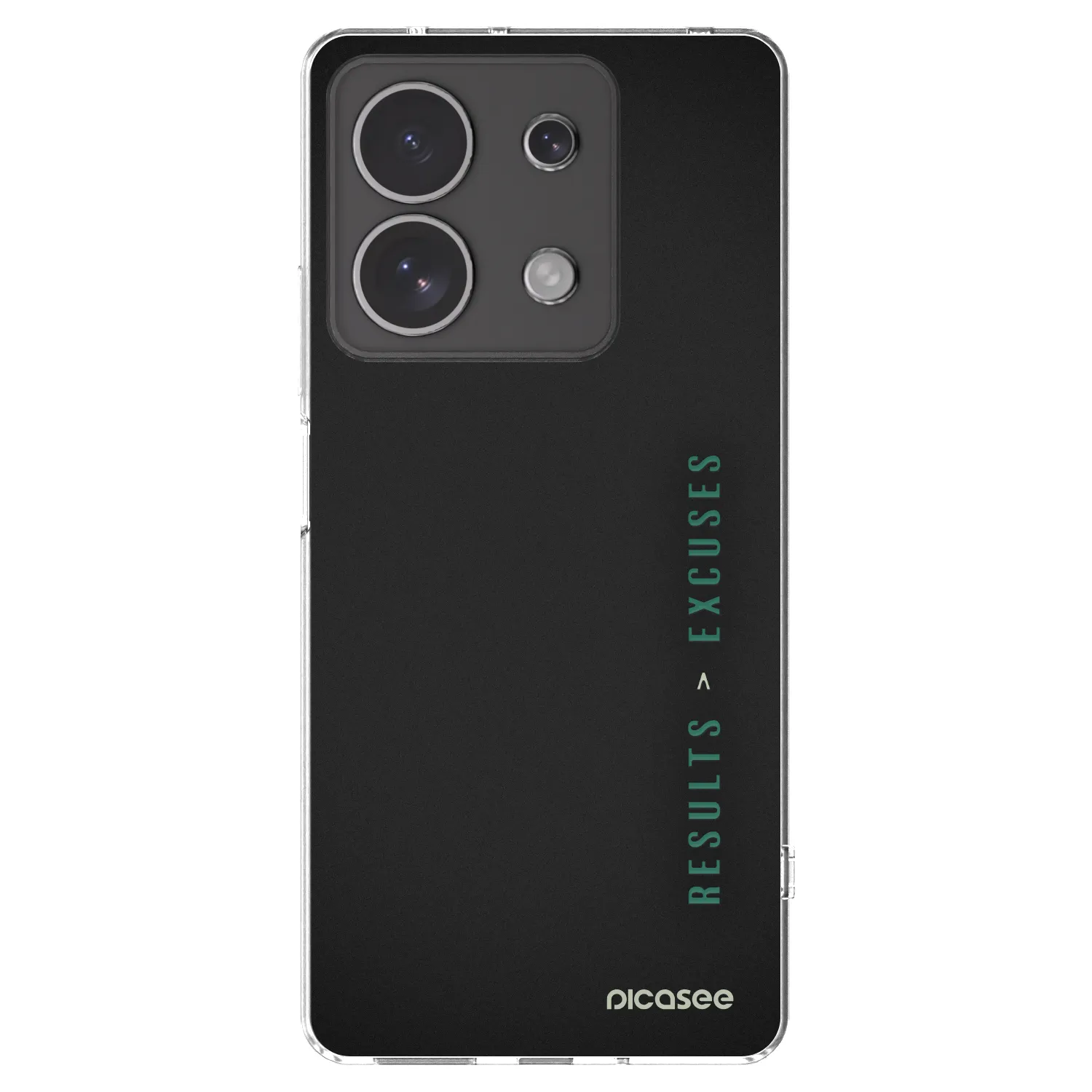 Picasee silikonski prozorni ovitek za Xiaomi Redmi Note 13 4G - Results x Excuses