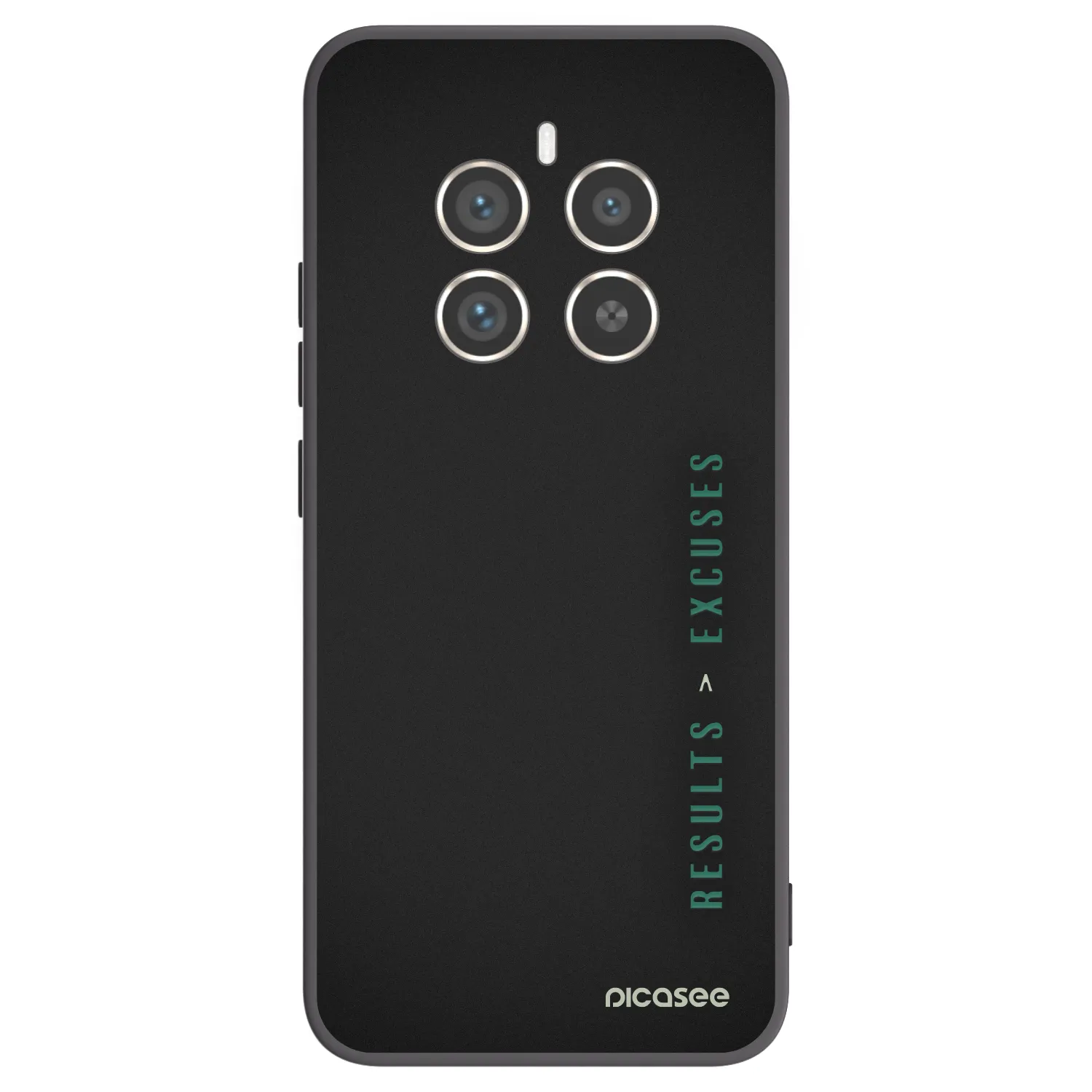 Picasee silikonski črni ovitek za Realme 12 Pro 5G - Results x Excuses