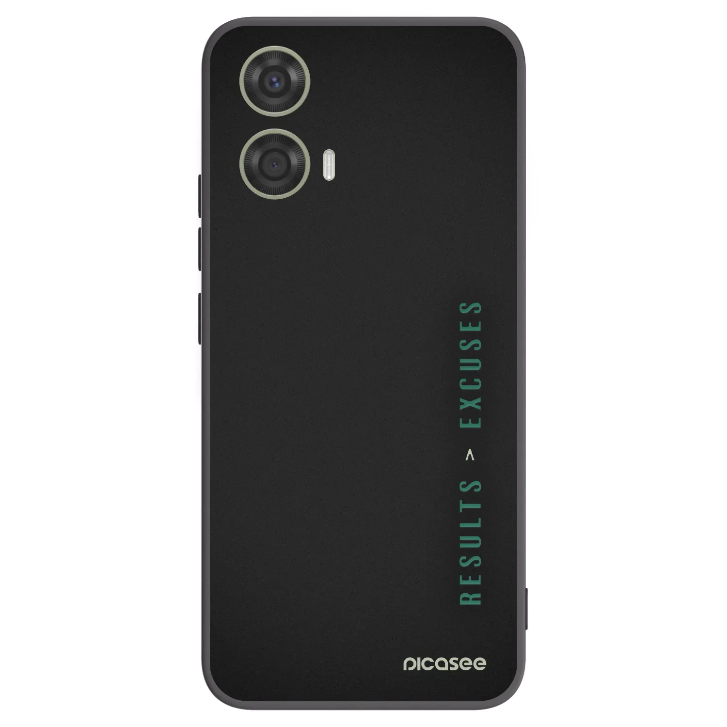 Picasee silikonski črni ovitek za Motorola Moto G24 - Results x Excuses