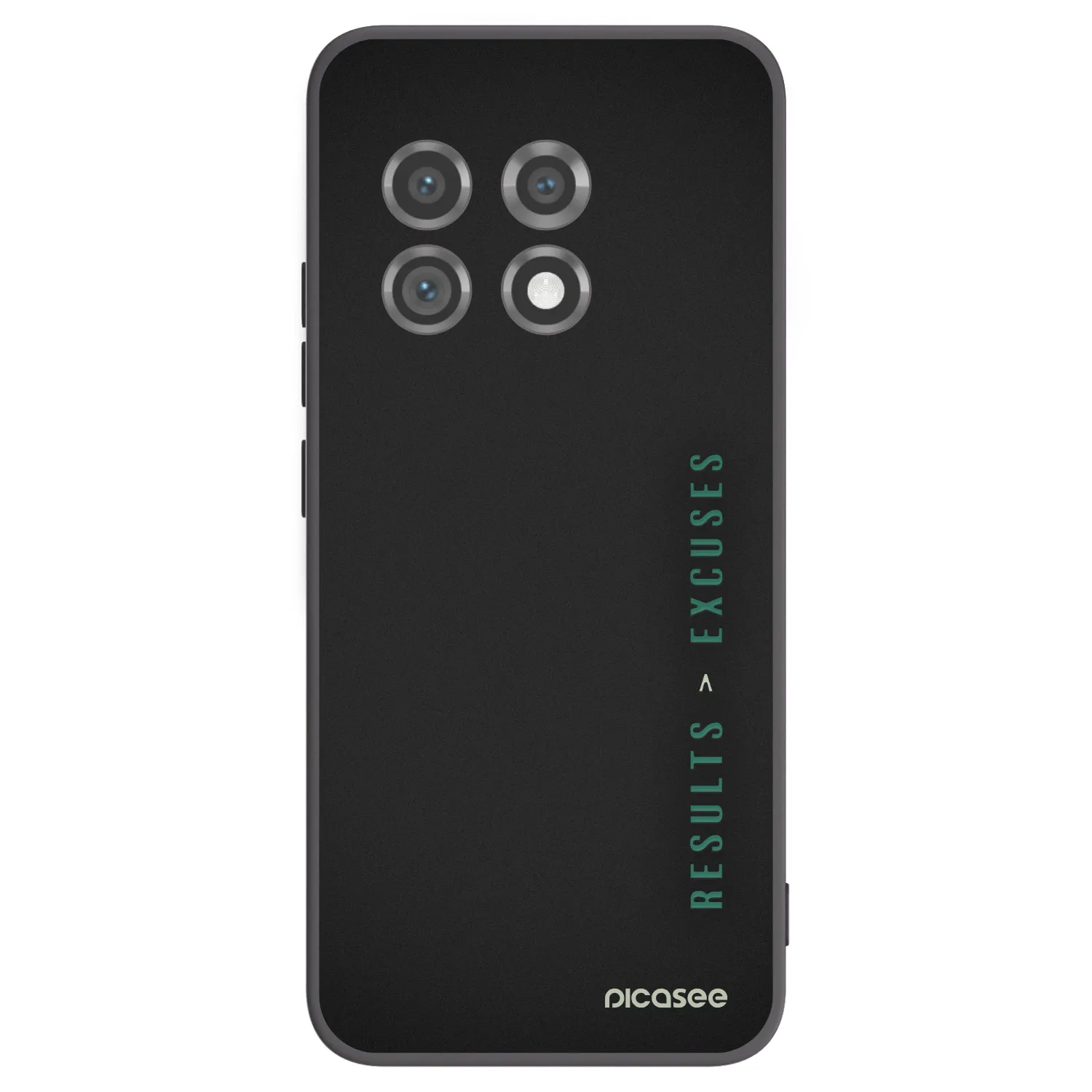 Picasee silikonski črni ovitek za OnePlus 11 5G - Results x Excuses
