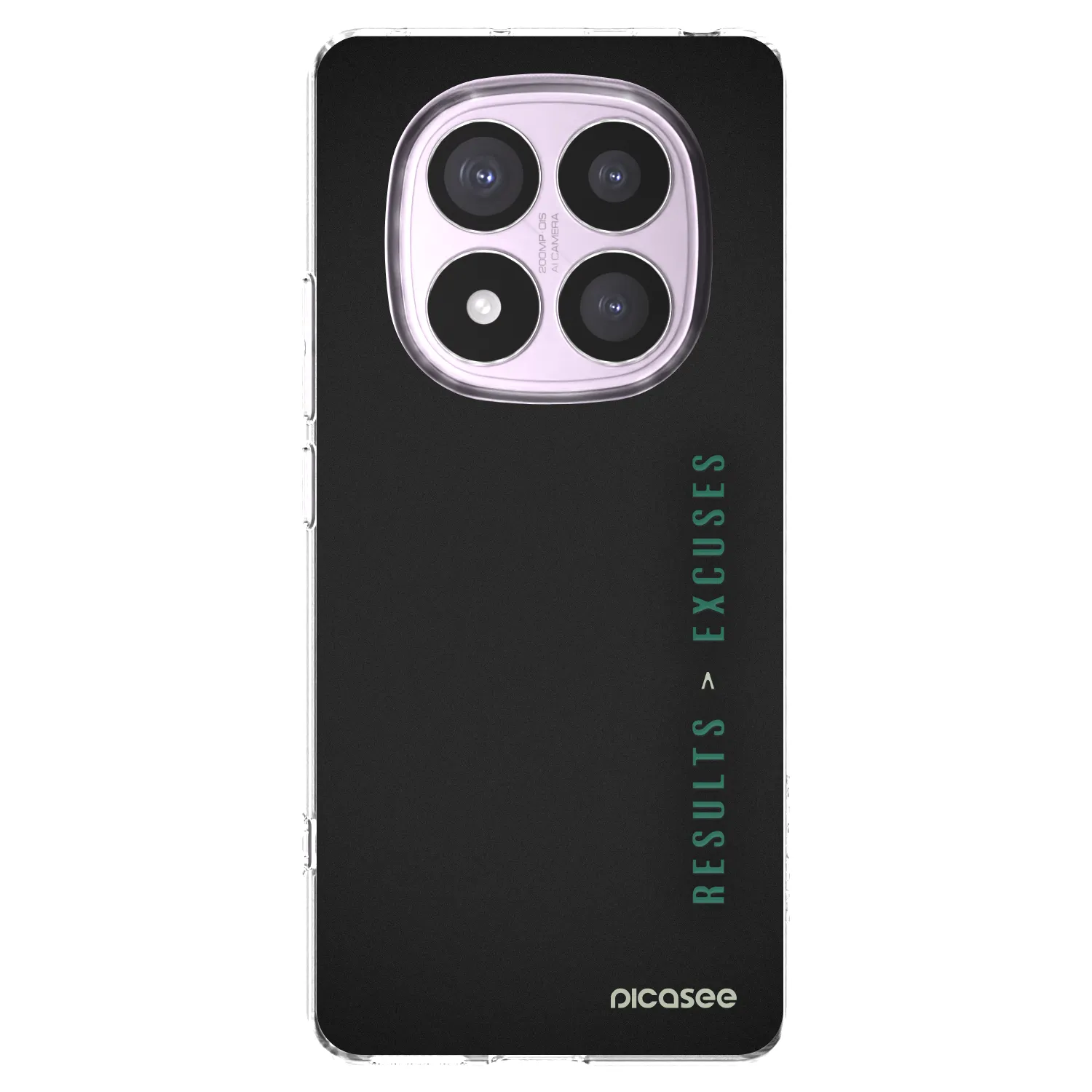 Picasee silikonski prozorni ovitek za Xiaomi Redmi Note 14 Pro 5G - Results x Excuses