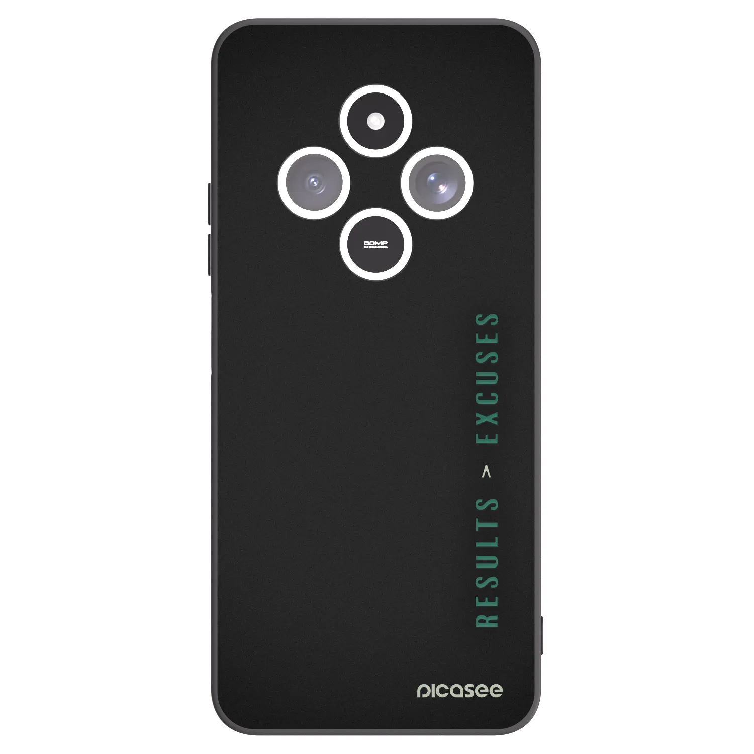 Picasee silikonski črni ovitek za Xiaomi Redmi 14C - Results x Excuses