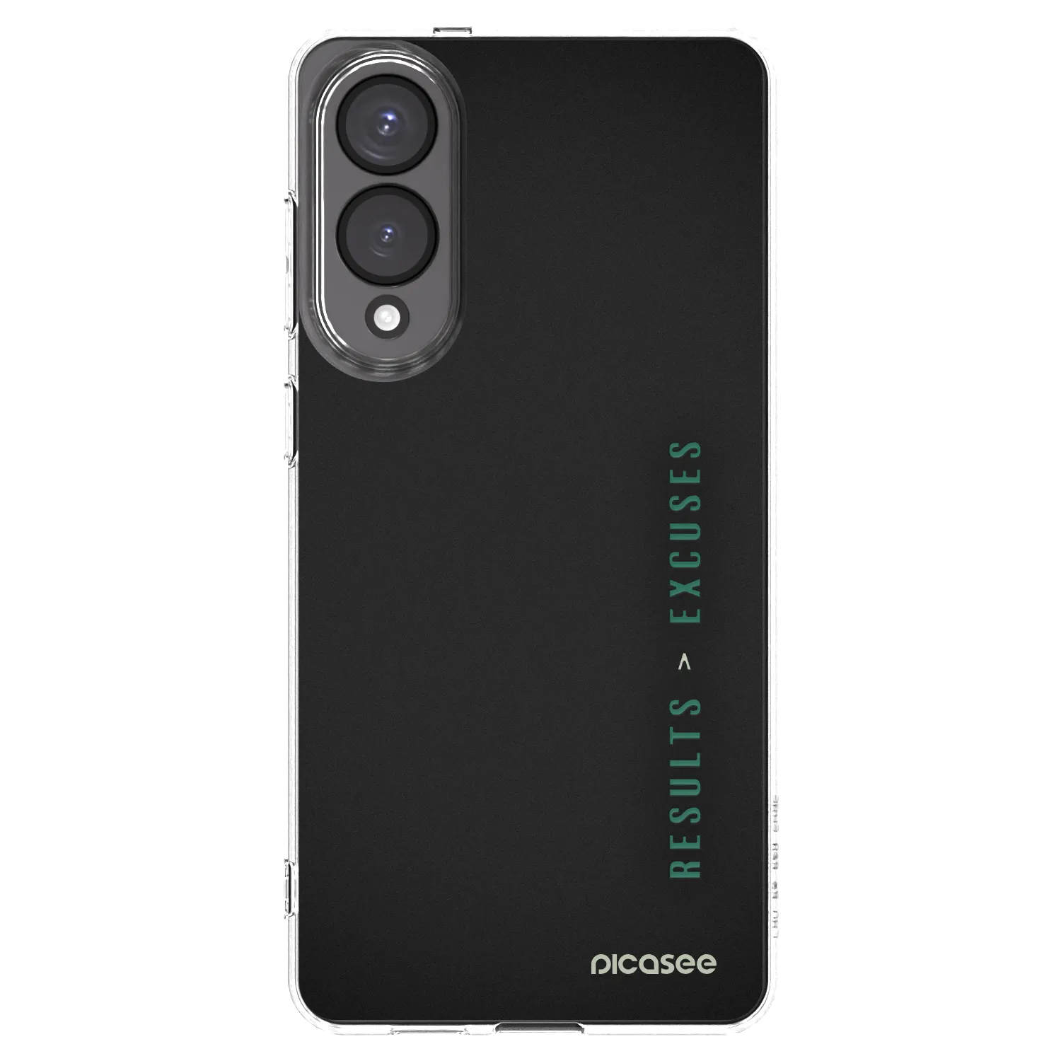 Picasee silikonski prozorni ovitek za Samsung Galaxy S25 Edge 5G - Results x Excuses