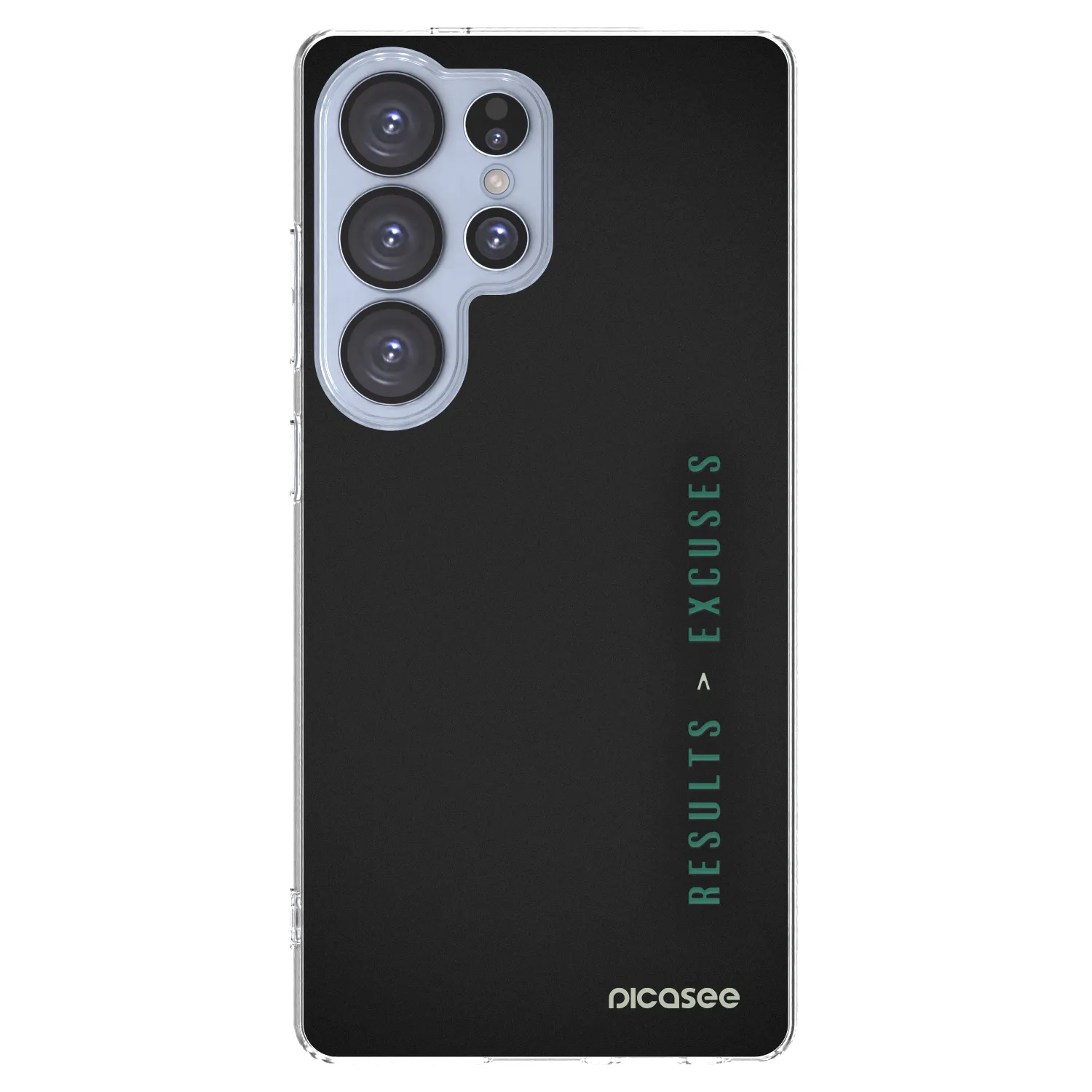 Picasee silikonski prozorni ovitek za Samsung Galaxy S25 Ultra 5G - Results x Excuses