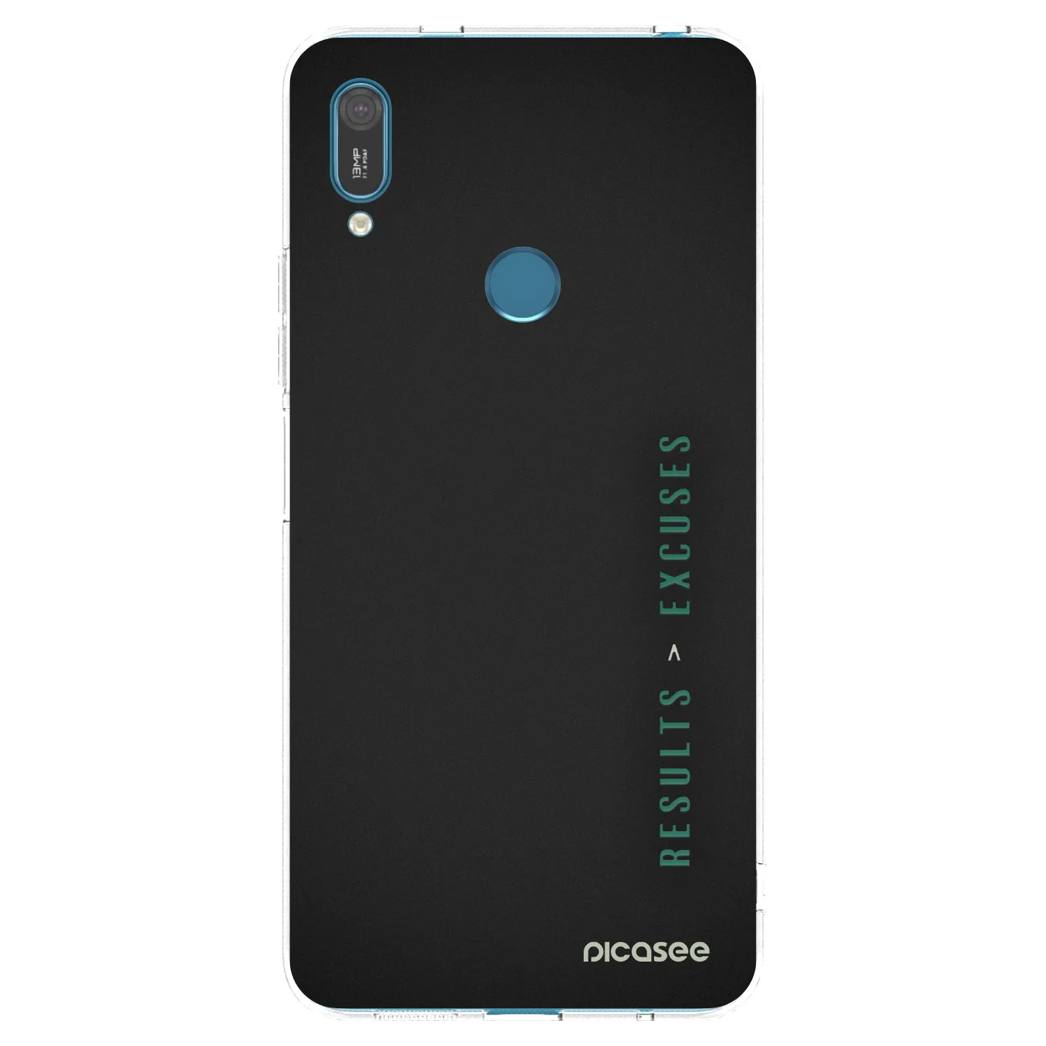 Picasee silikonski prozorni ovitek za Huawei Y7 2019 - Results x Excuses