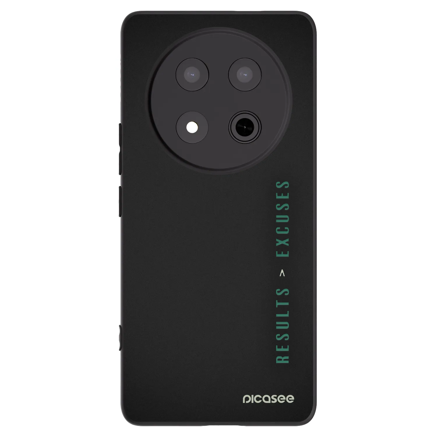 Picasee silikonski črni ovitek za Honor Magic7 Lite 5G - Results x Excuses