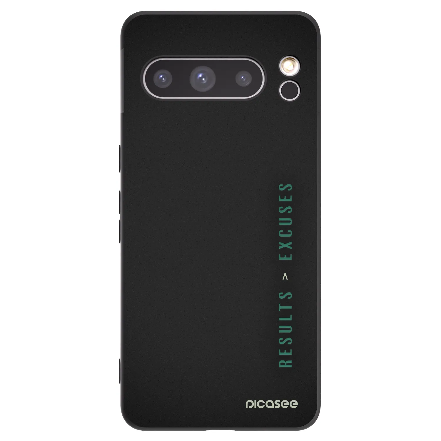 Picasee silikonski črni ovitek za Google Pixel 8 Pro - Results x Excuses