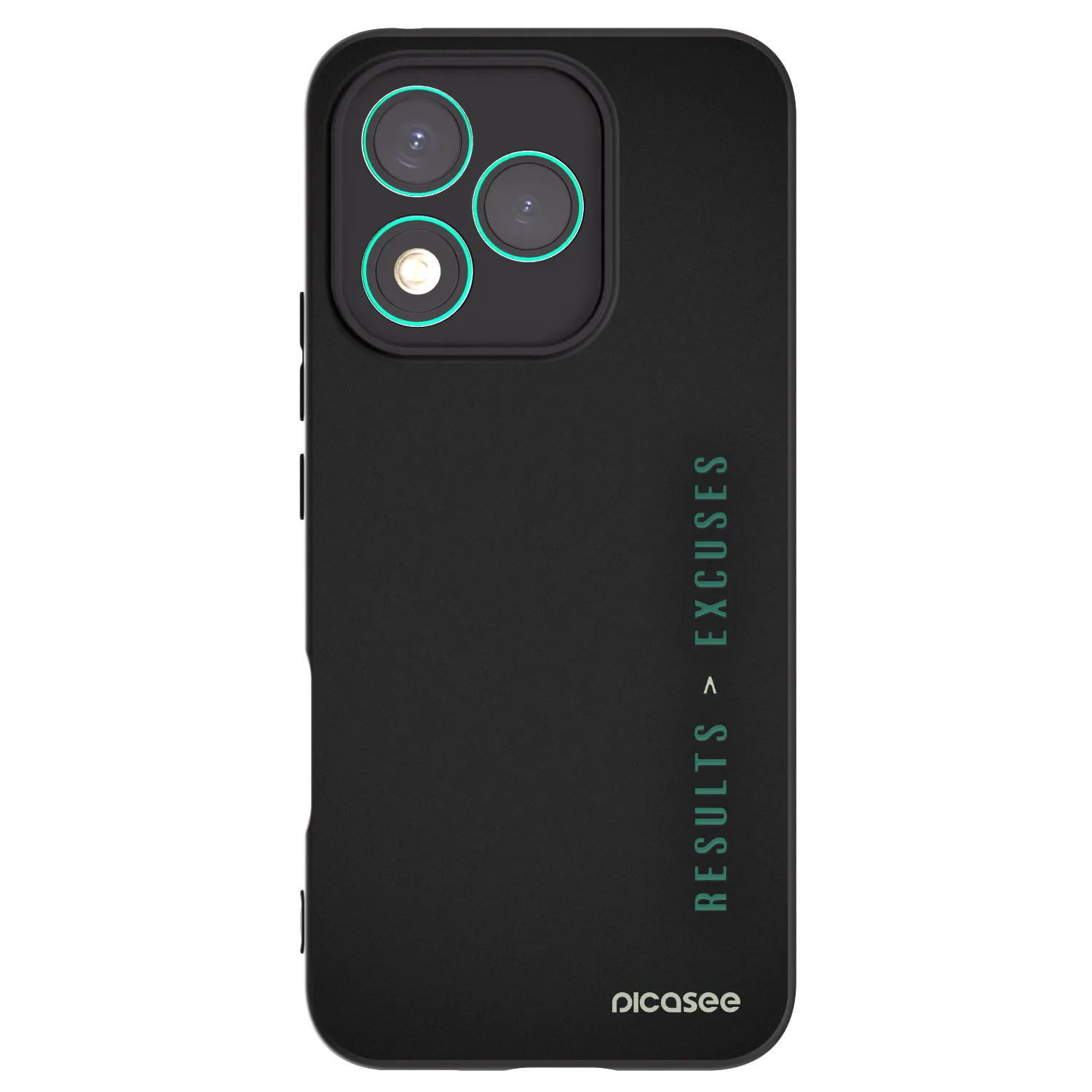 Picasee silikonski črni ovitek za Honor 400 Lite 5G - Results x Excuses