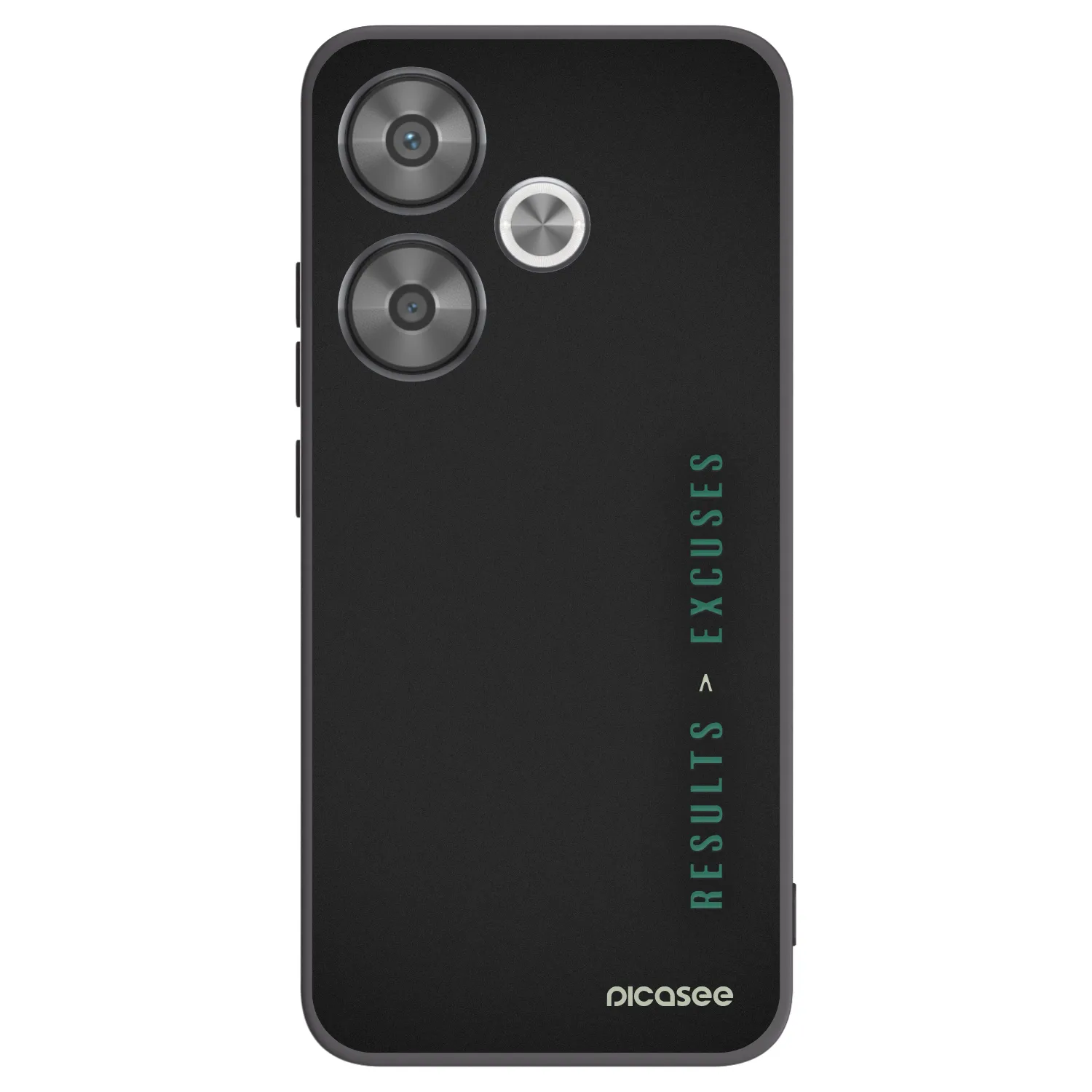 Picasee silikonski črni ovitek za Xiaomi Poco F6 - Results x Excuses