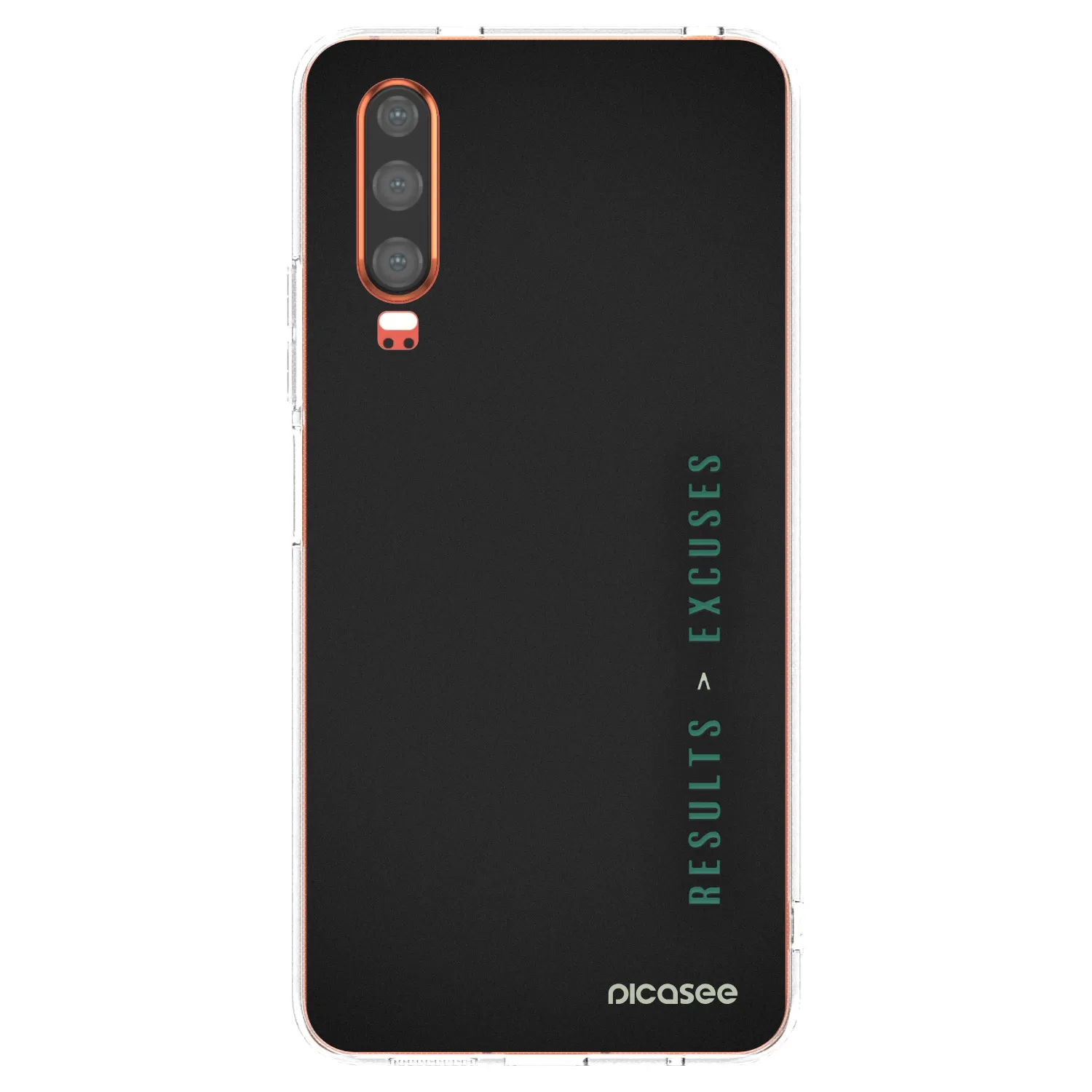 Picasee silikonski prozorni ovitek za Huawei P30 - Results x Excuses