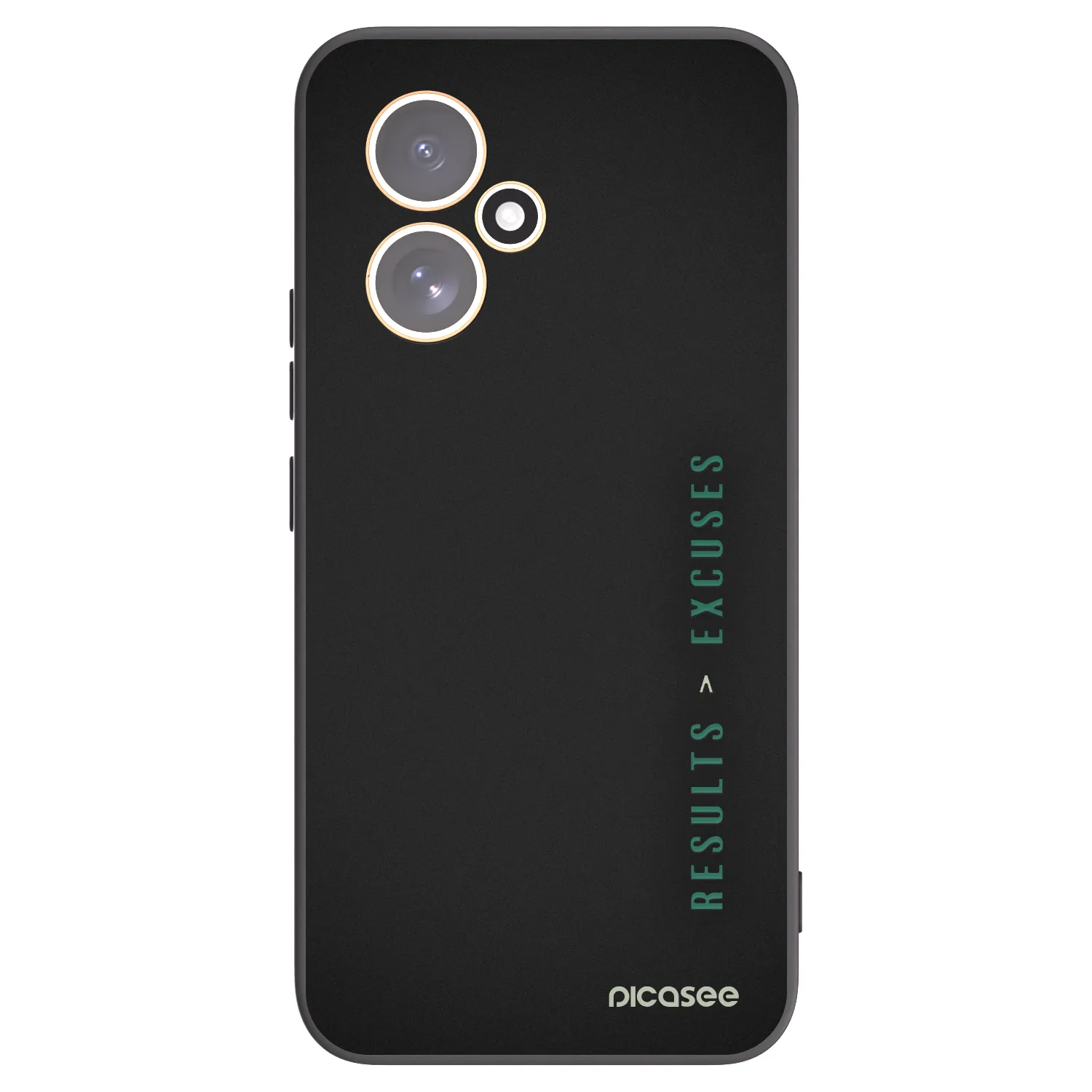 Picasee silikonski črni ovitek za Honor 400 5G - Results x Excuses