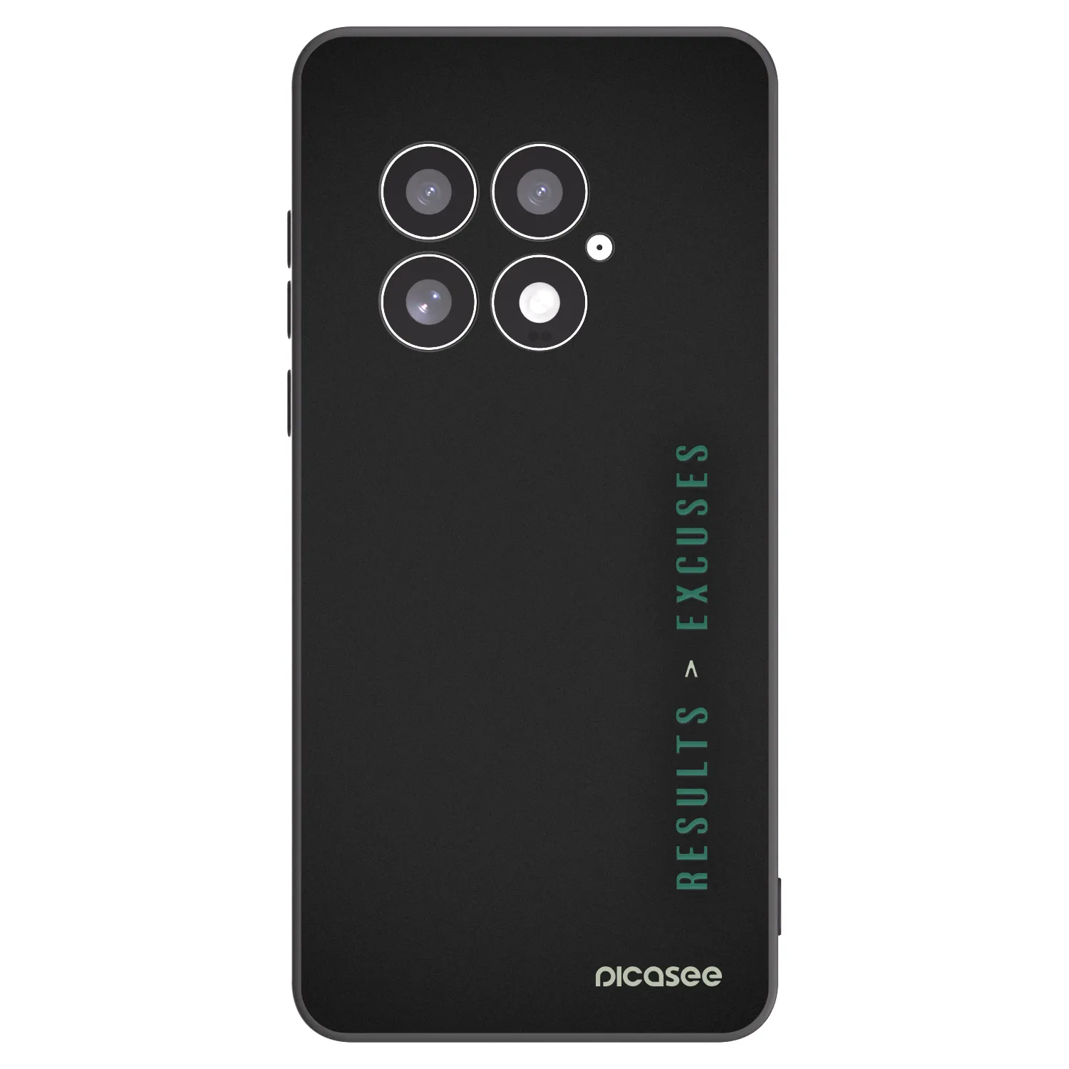 Picasee silikonski črni ovitek za OnePlus 13 5G - Results x Excuses