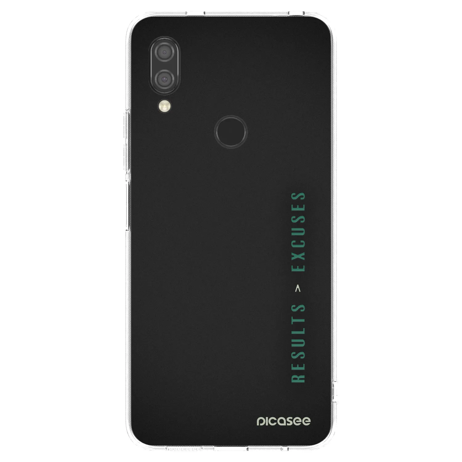 Picasee silikonski prozorni ovitek za Xiaomi Redmi 7 - Results x Excuses