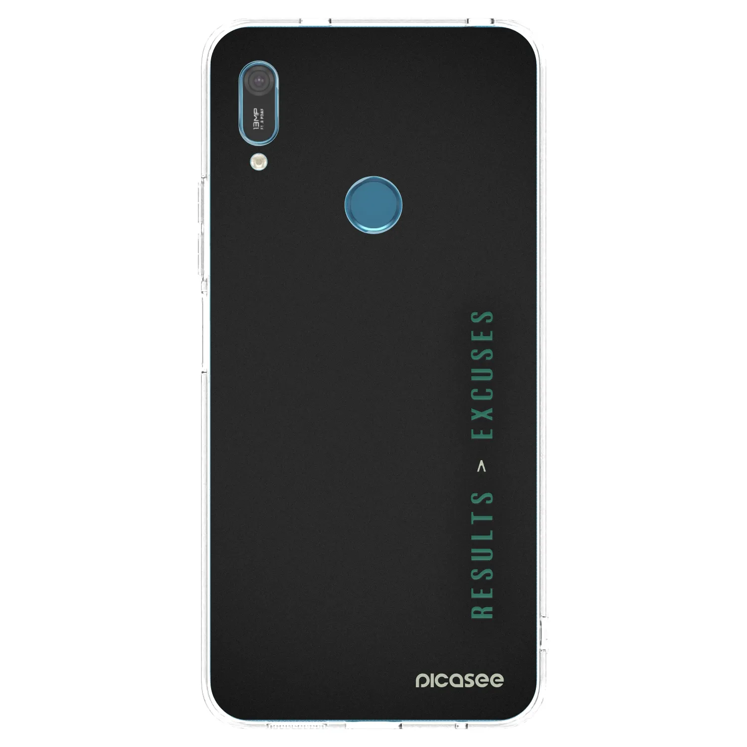 Picasee silikonski prozorni ovitek za Huawei Y6 2019 - Results x Excuses
