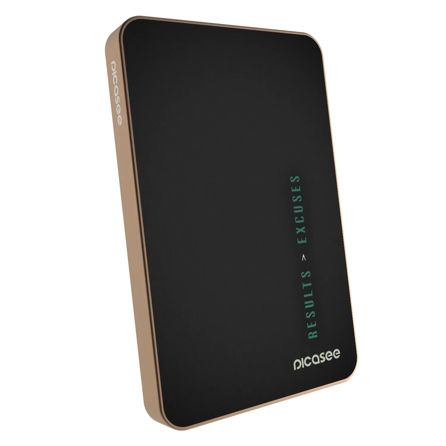 Picasee Prenosna baterija z MagSafe 5 000 mAh Zlati - Results x Excuses