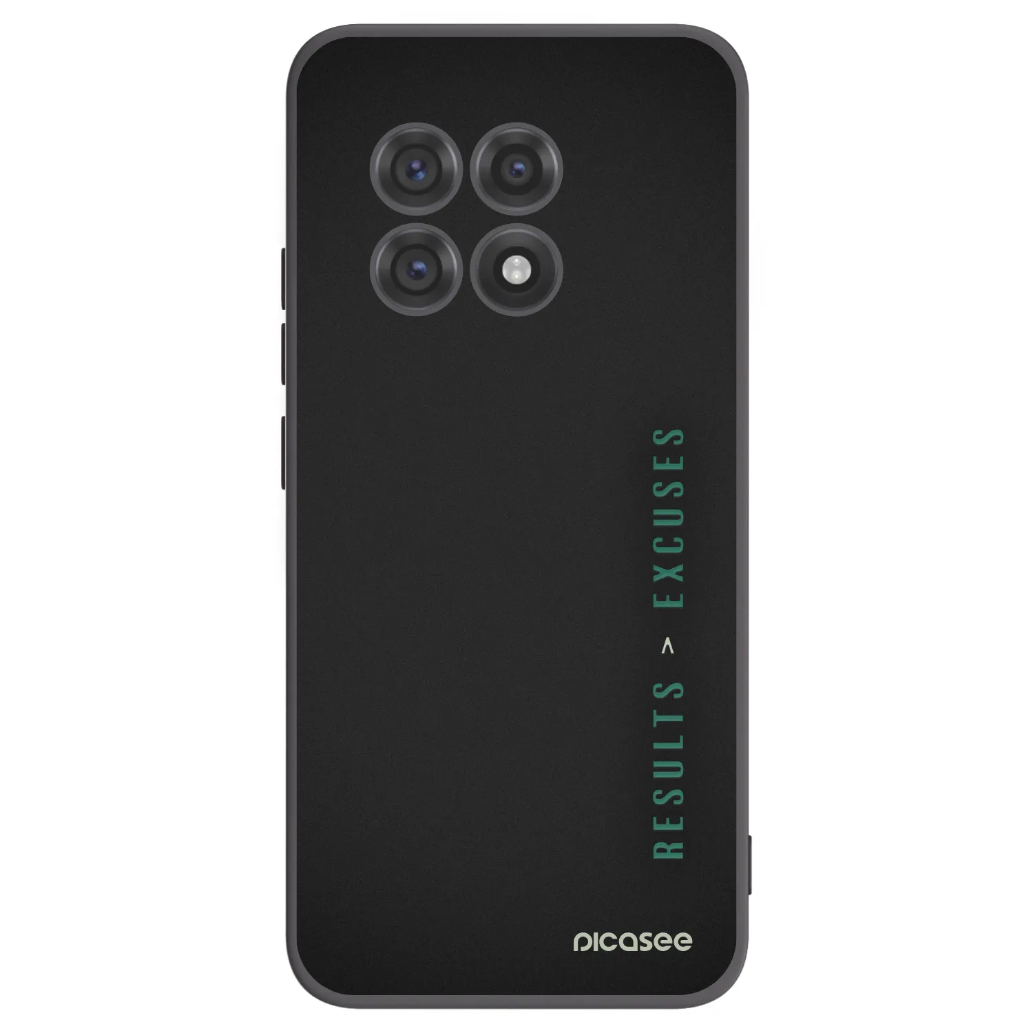 Picasee silikonski črni ovitek za OnePlus 13R 5G - Results x Excuses
