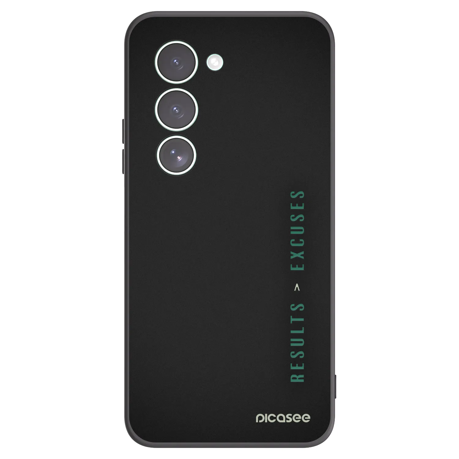 Picasee silikonski črni ovitek za Xiaomi Redmi 15 5G - Results x Excuses