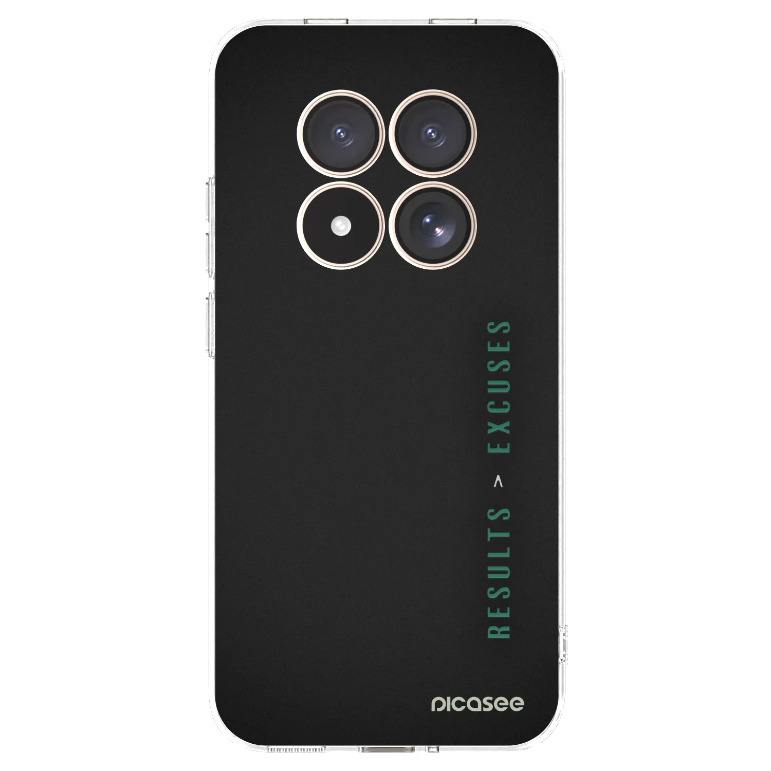Picasee silikonski prozorni ovitek za Xiaomi Redmi Note 15 Pro 4G - Results x Excuses