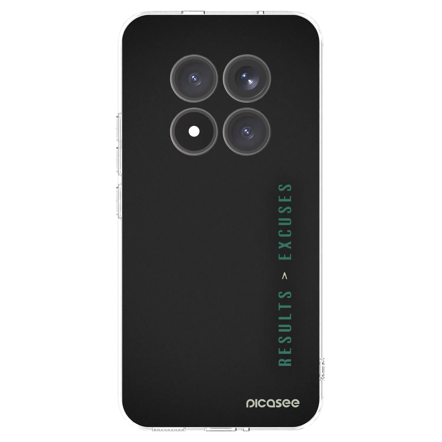 Picasee silikonski prozorni ovitek za Xiaomi Redmi Note 15 Pro+ - Results x Excuses
