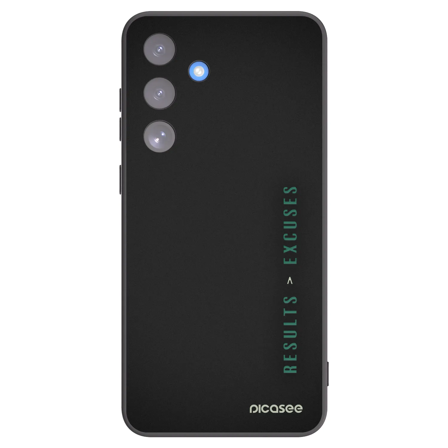 Picasee silikonski črni ovitek za Samsung Galaxy S25 FE 5G - Results x Excuses