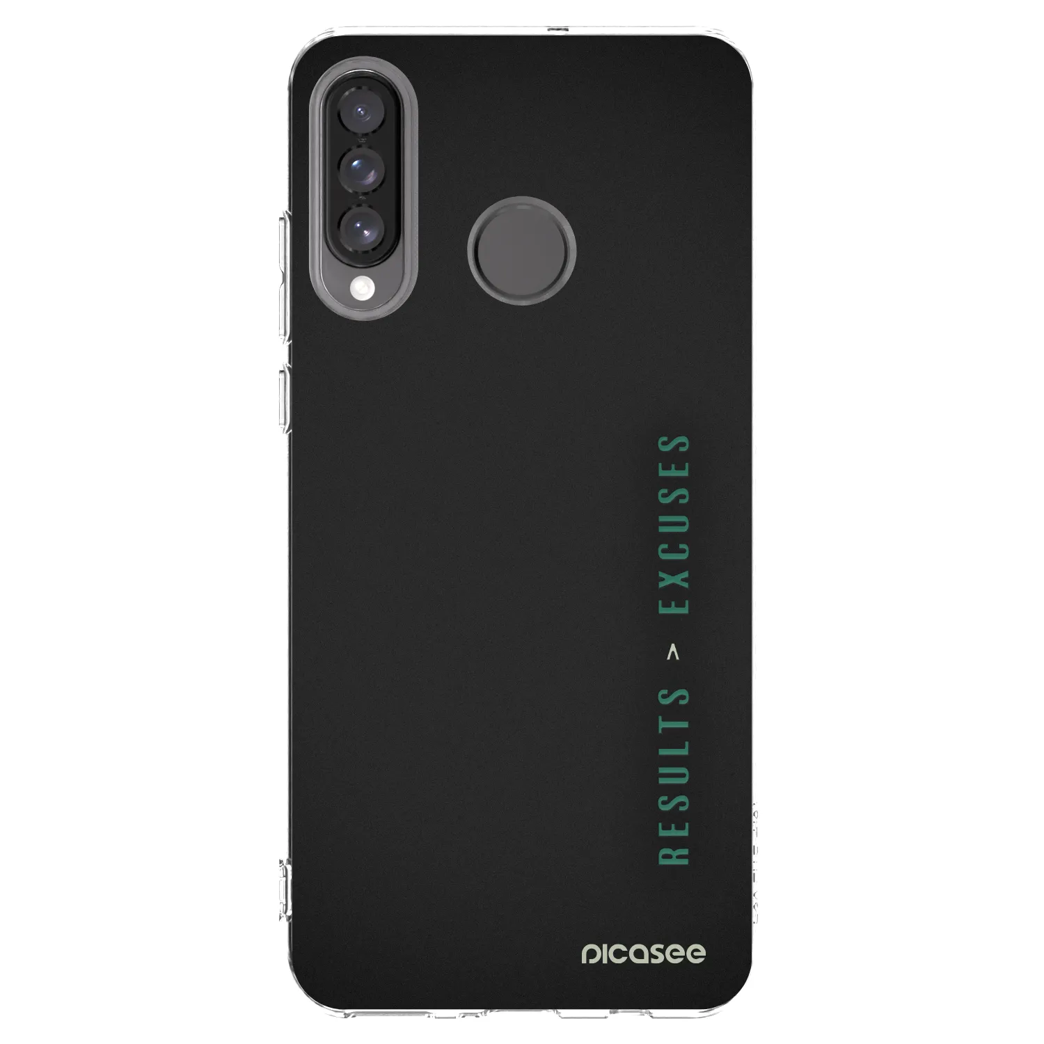 Picasee silikonski prozorni ovitek za Huawei P30 Lite - Results x Excuses