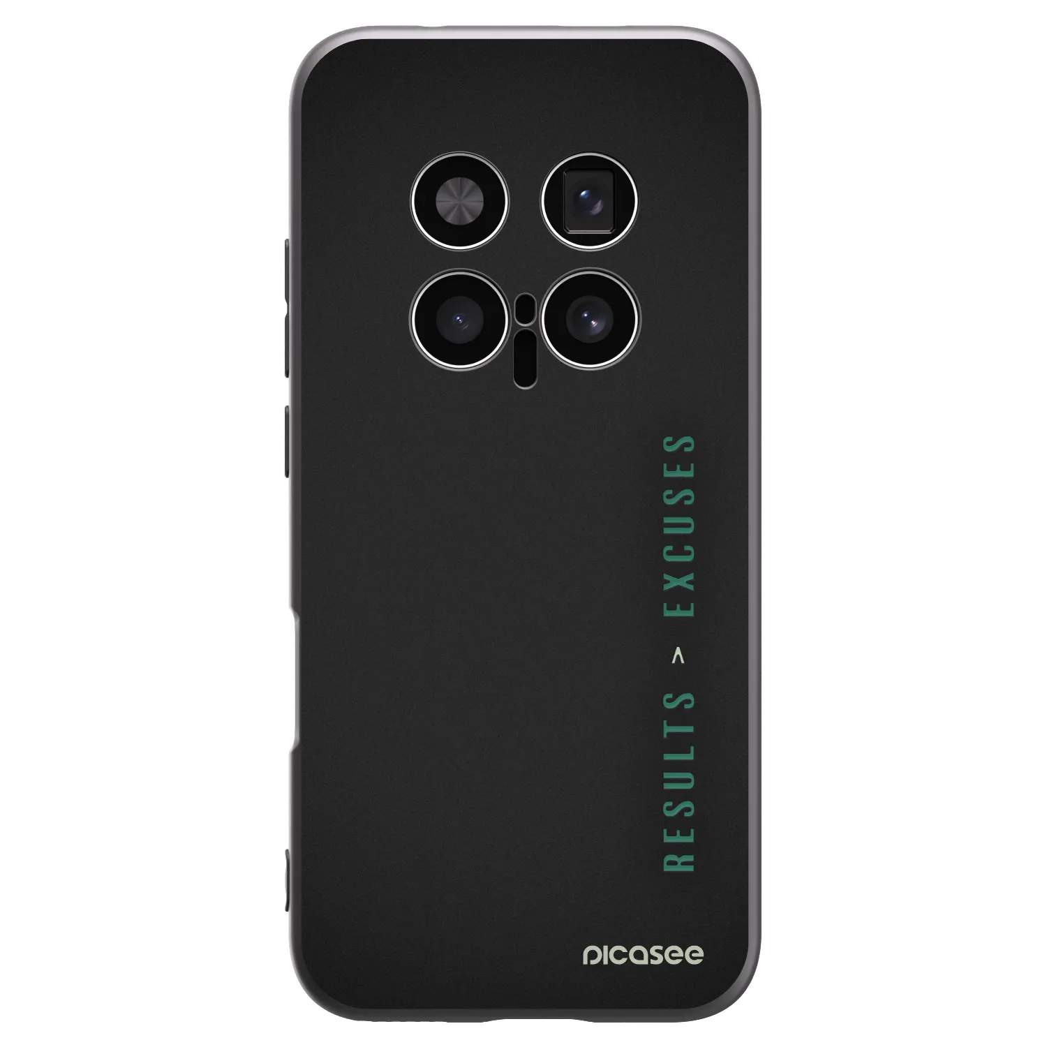 Picasee silikonski črni ovitek za Honor Magic8 Pro 5G - Results x Excuses