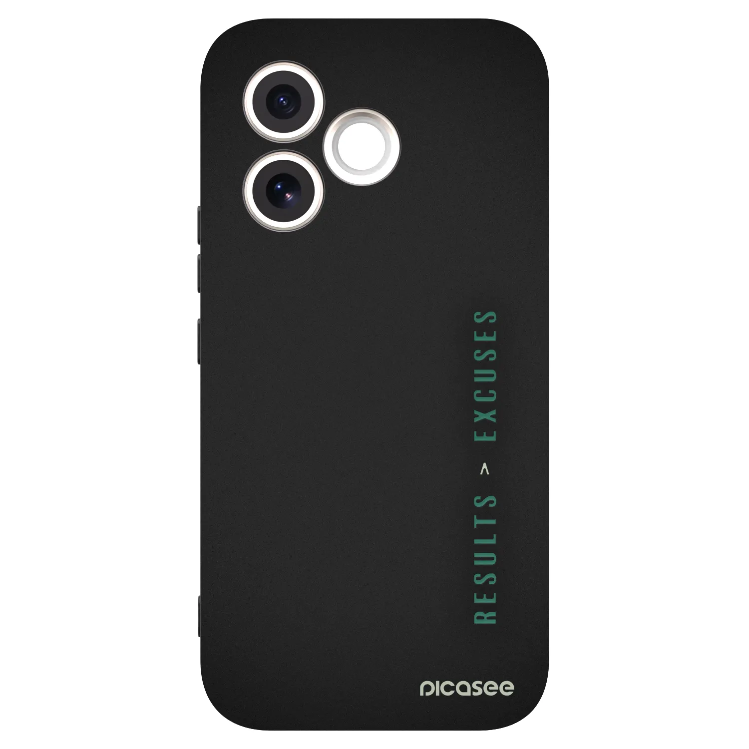 Picasee silikonski črni ovitek za Honor 600 Lite - Results x Excuses