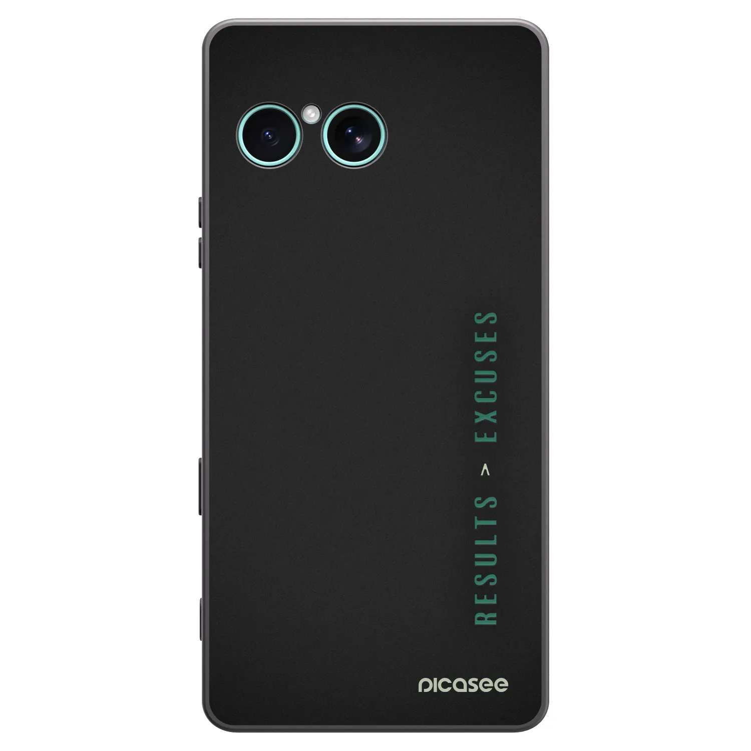 Picasee silikonski črni ovitek za Sony Xperia 10 VII - Results x Excuses