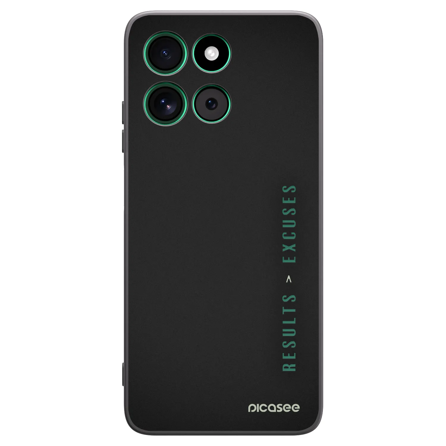 Picasee silikonski črni ovitek za Motorola Moto G57 Power - Results x Excuses