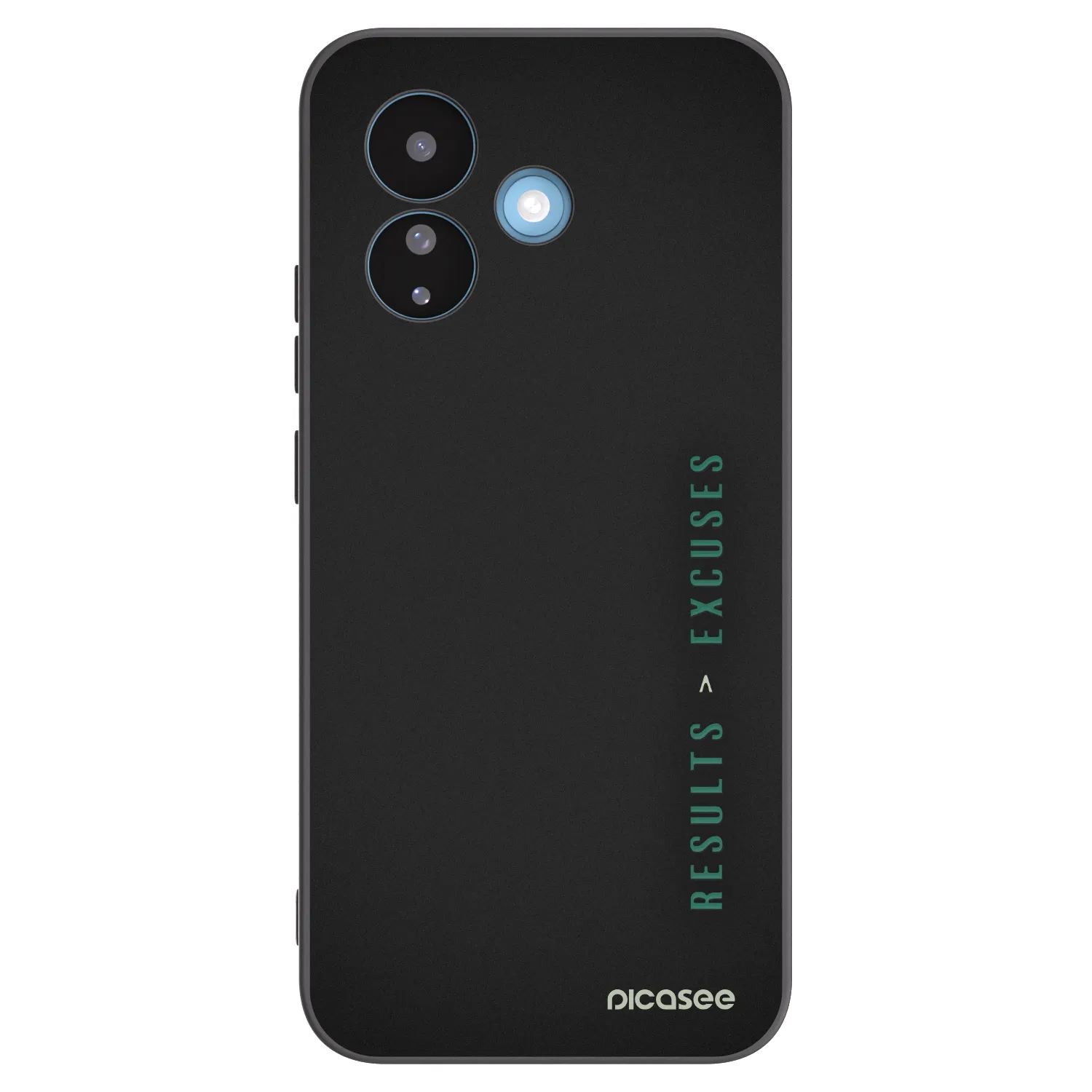 Picasee silikonski črni ovitek za Xiaomi Redmi Note 17 Pro 5G - Results x Excuses
