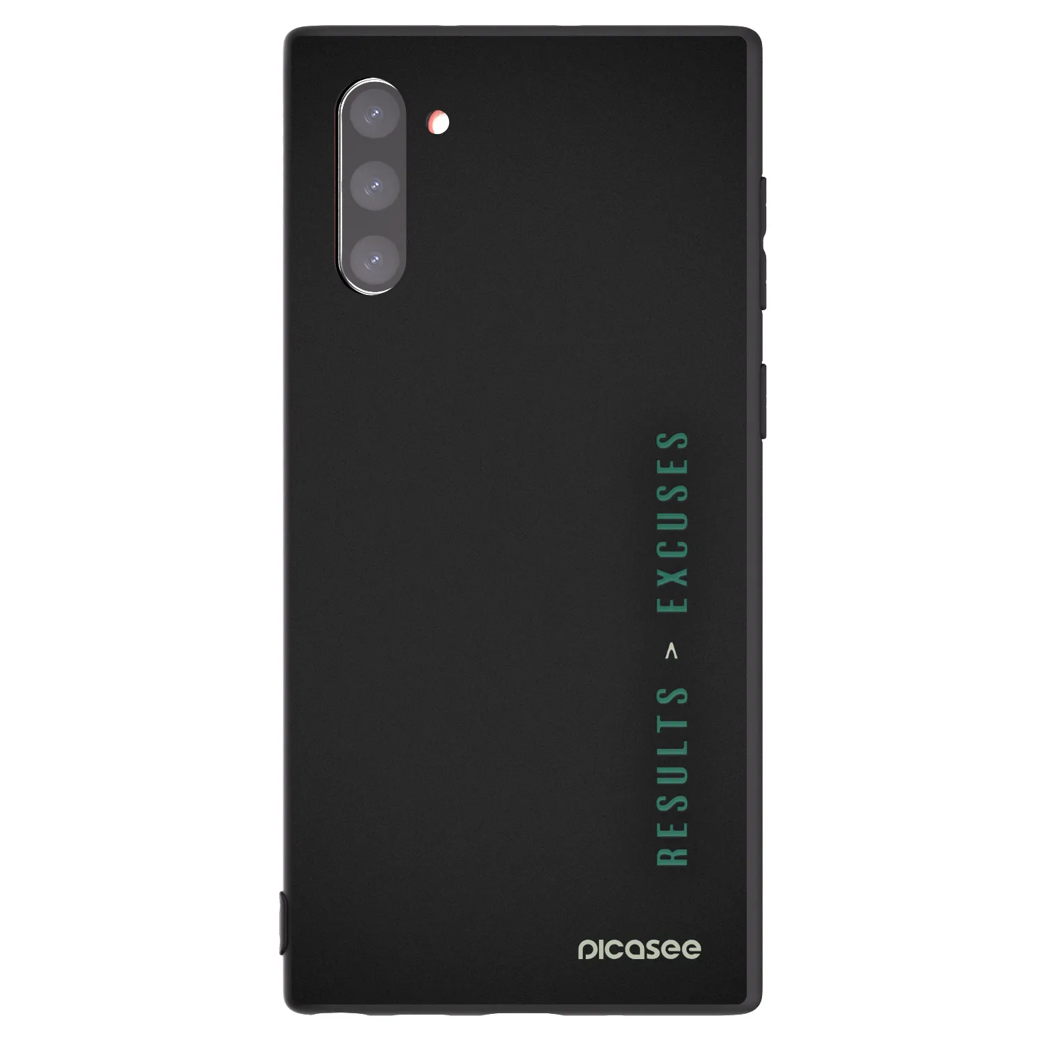 Picasee silikonski črni ovitek za Samsung Galaxy Note 10 N970F - Results x Excuses