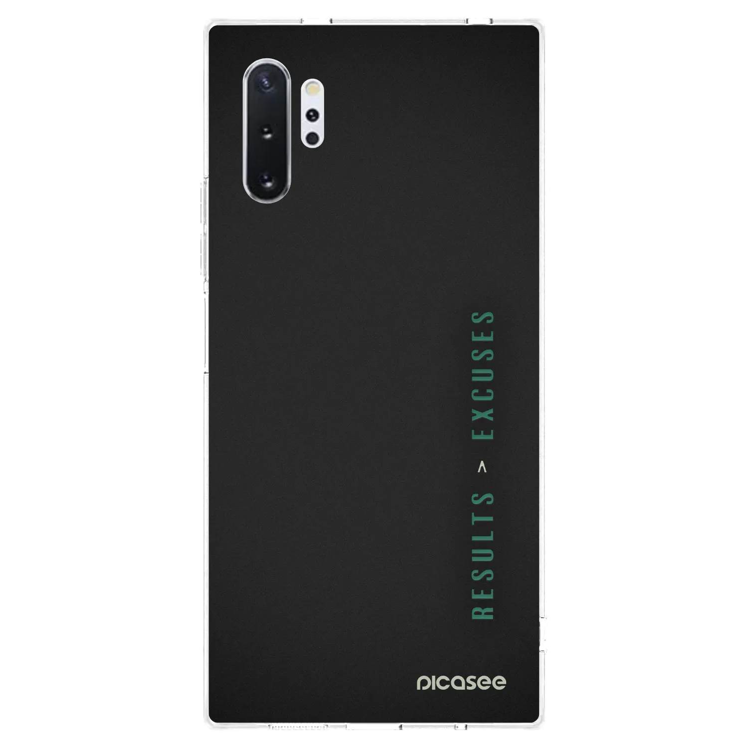Picasee silikonski prozorni ovitek za Samsung Galaxy Note 10+ N975F - Results x Excuses