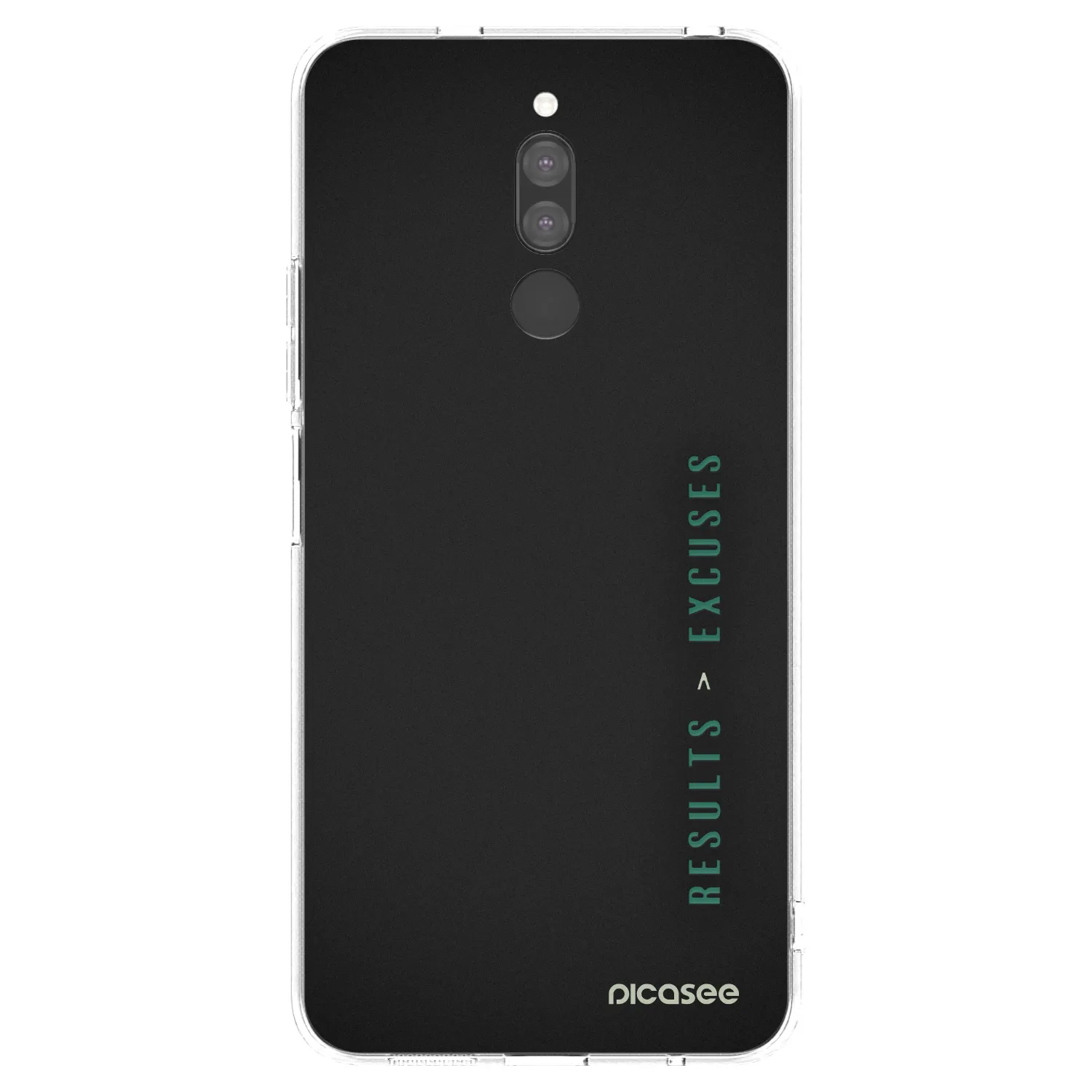 Picasee silikonski prozorni ovitek za Xiaomi Redmi 8 - Results x Excuses