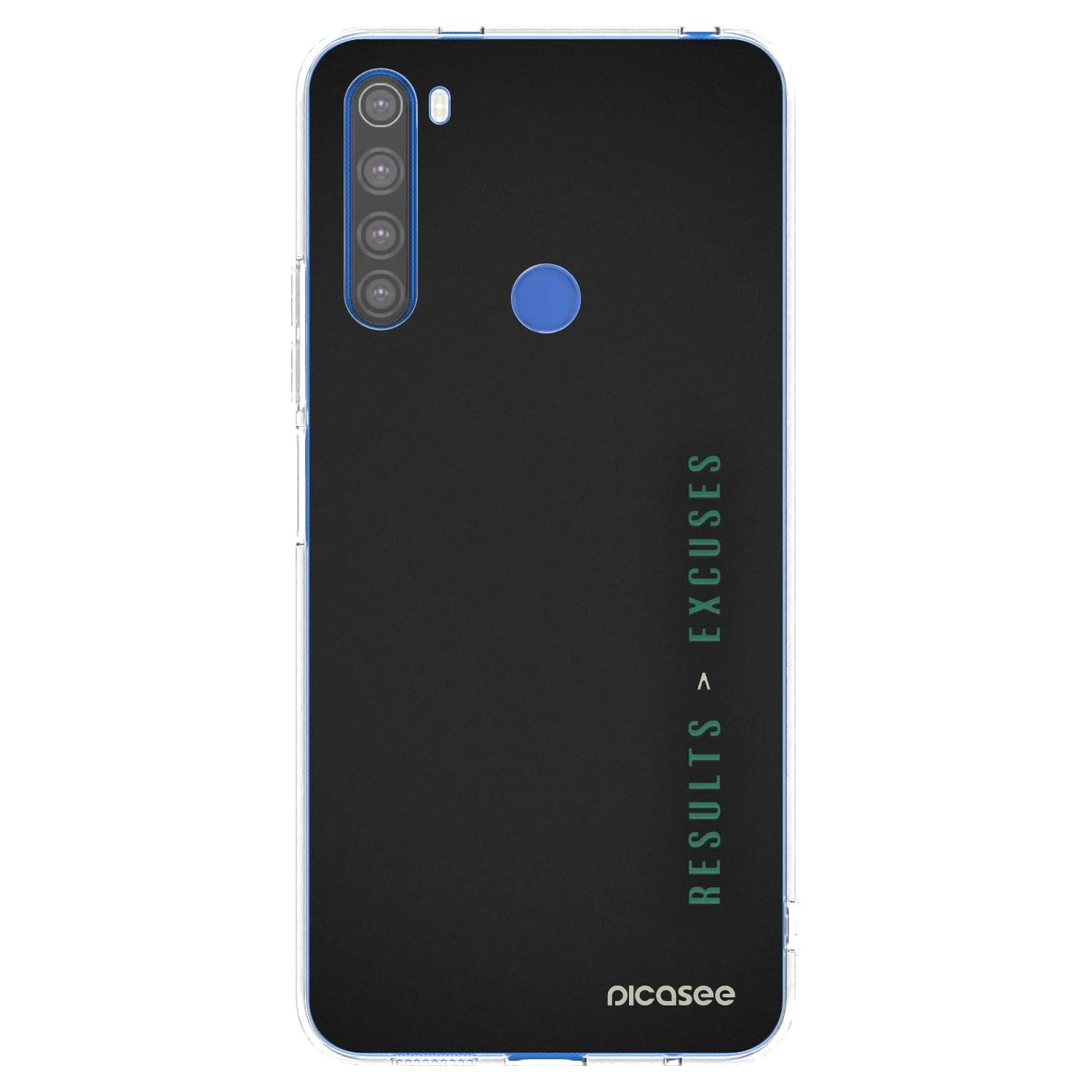 Picasee silikonski prozorni ovitek za Xiaomi Redmi Note 8T - Results x Excuses