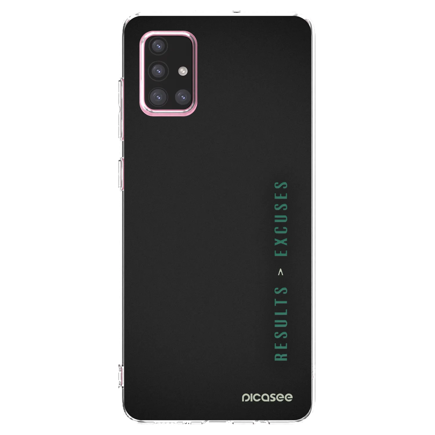 Picasee silikonski prozorni ovitek za Samsung Galaxy A71 A715F - Results x Excuses
