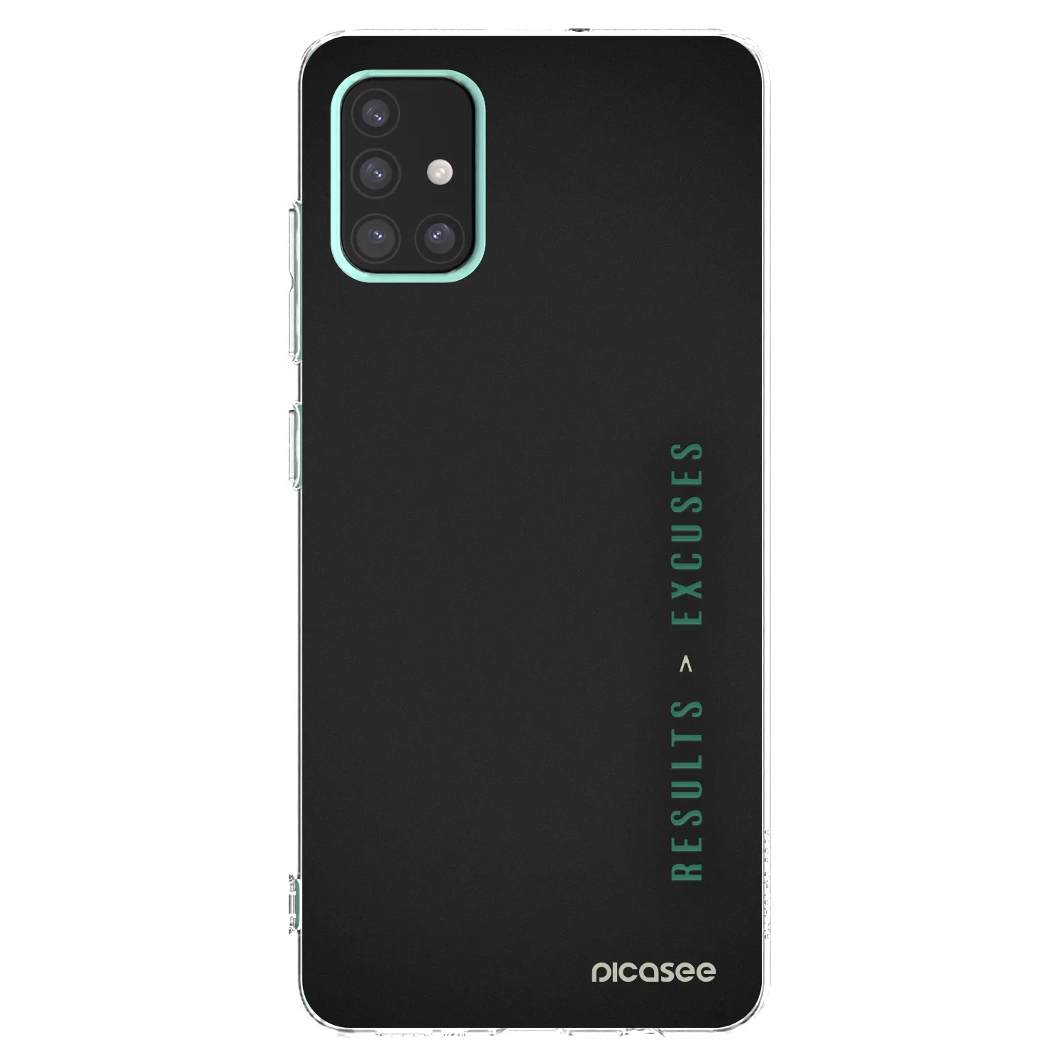 Picasee silikonski prozorni ovitek za Samsung Galaxy A51 A515F - Results x Excuses